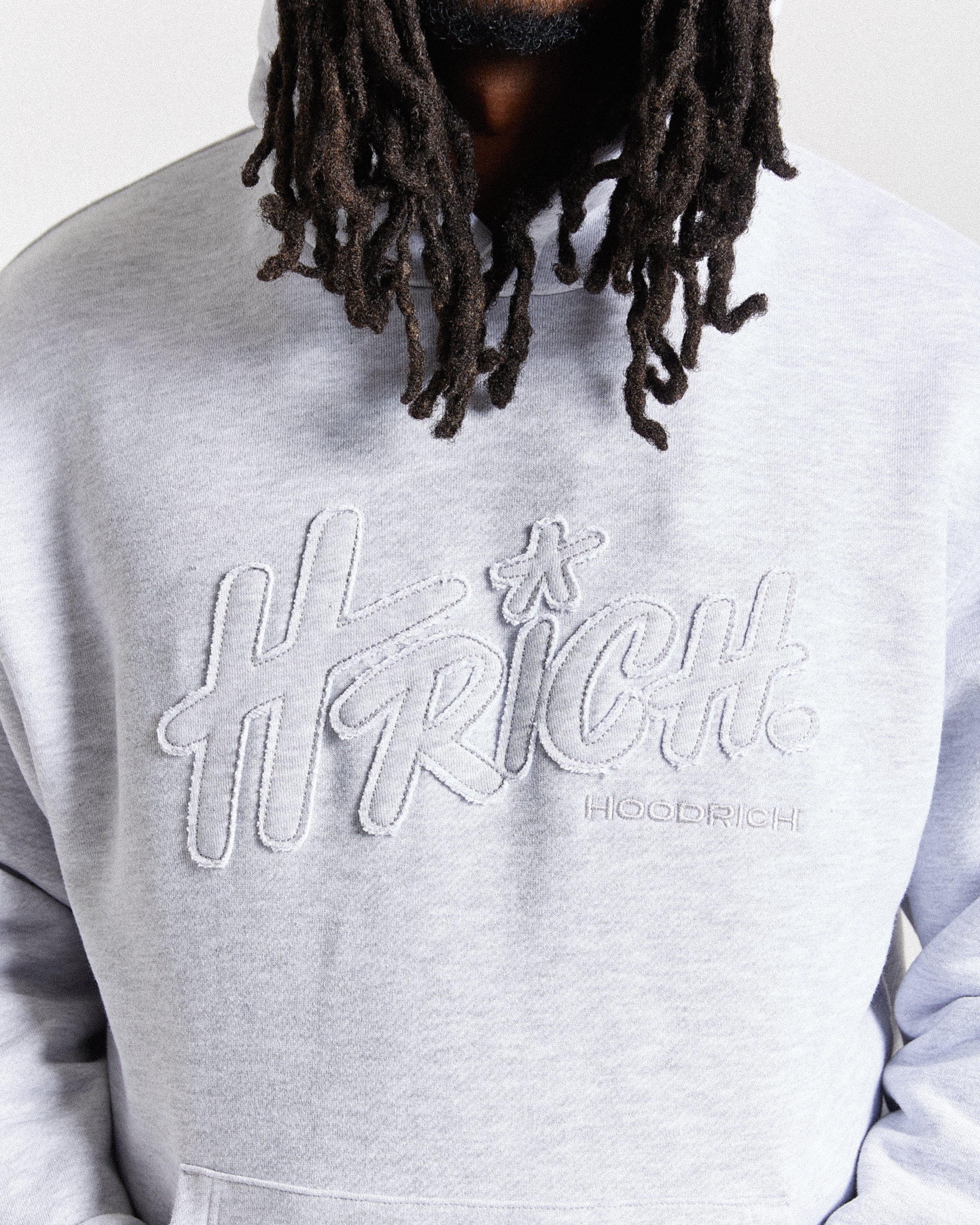 Asthrich Oversized Hoodie - Light Grey - Image 2