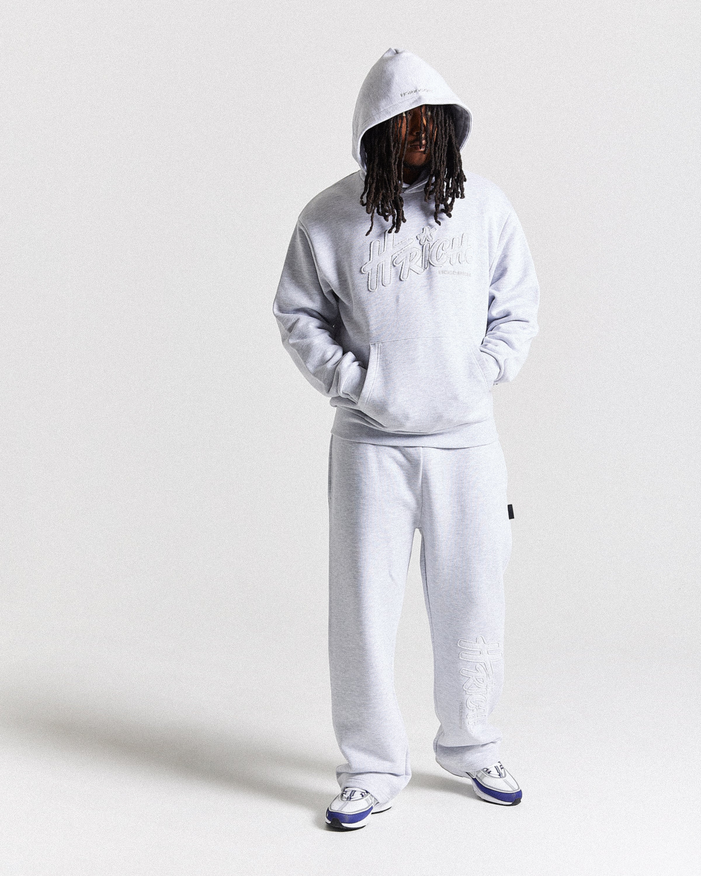 Asthrich Oversized Joggers - Light Grey - Image 2