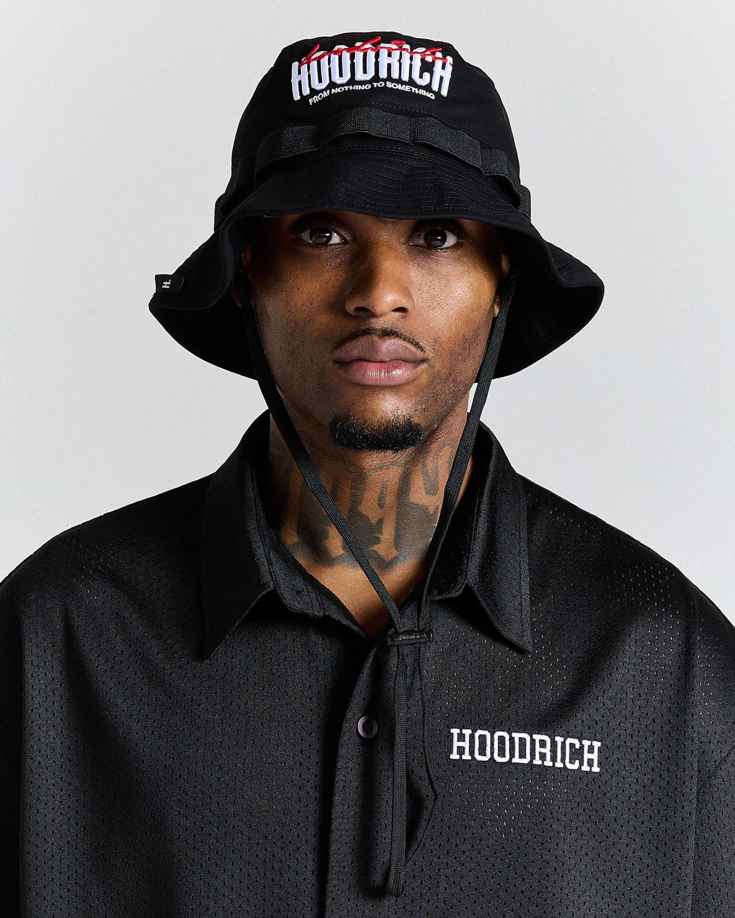 Boost Bucket Hat - Black/White/Red - Image 3