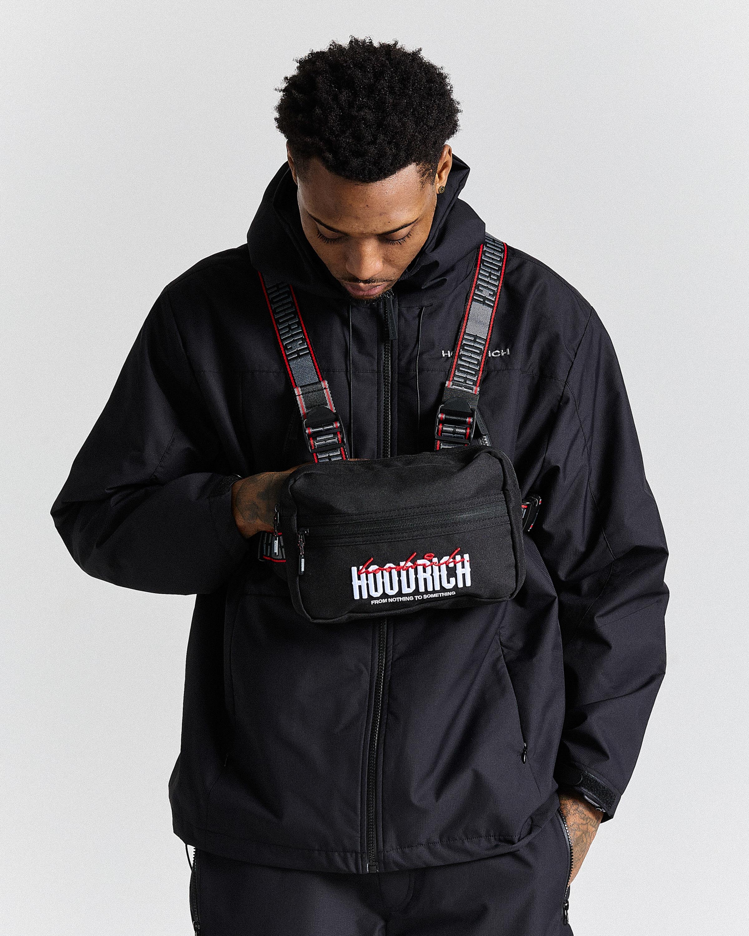 Boost Chest Bag - Black/White/Red - Image 3