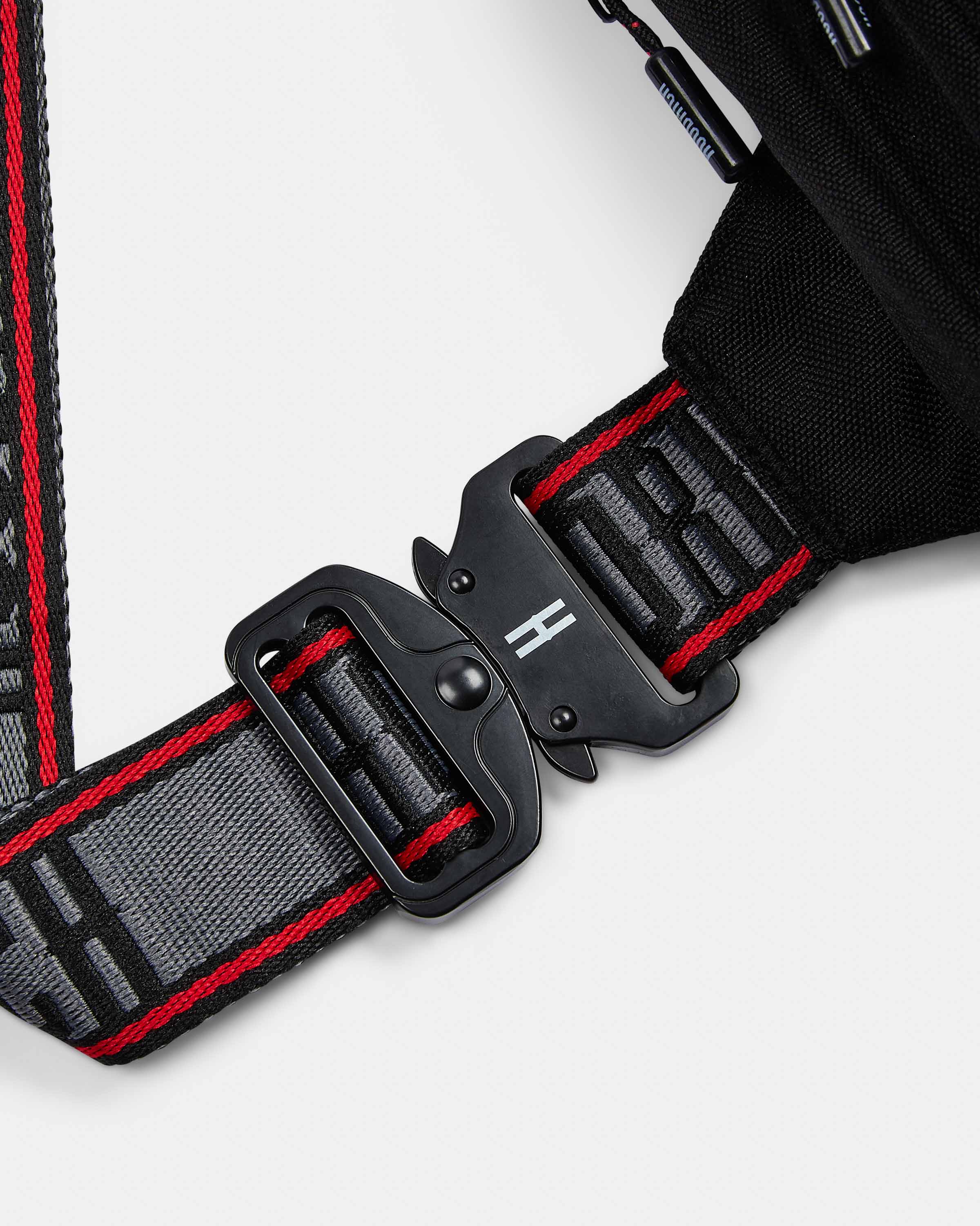 Boost Oversized Clip Mini Bag - Black/White/Red - Image 5