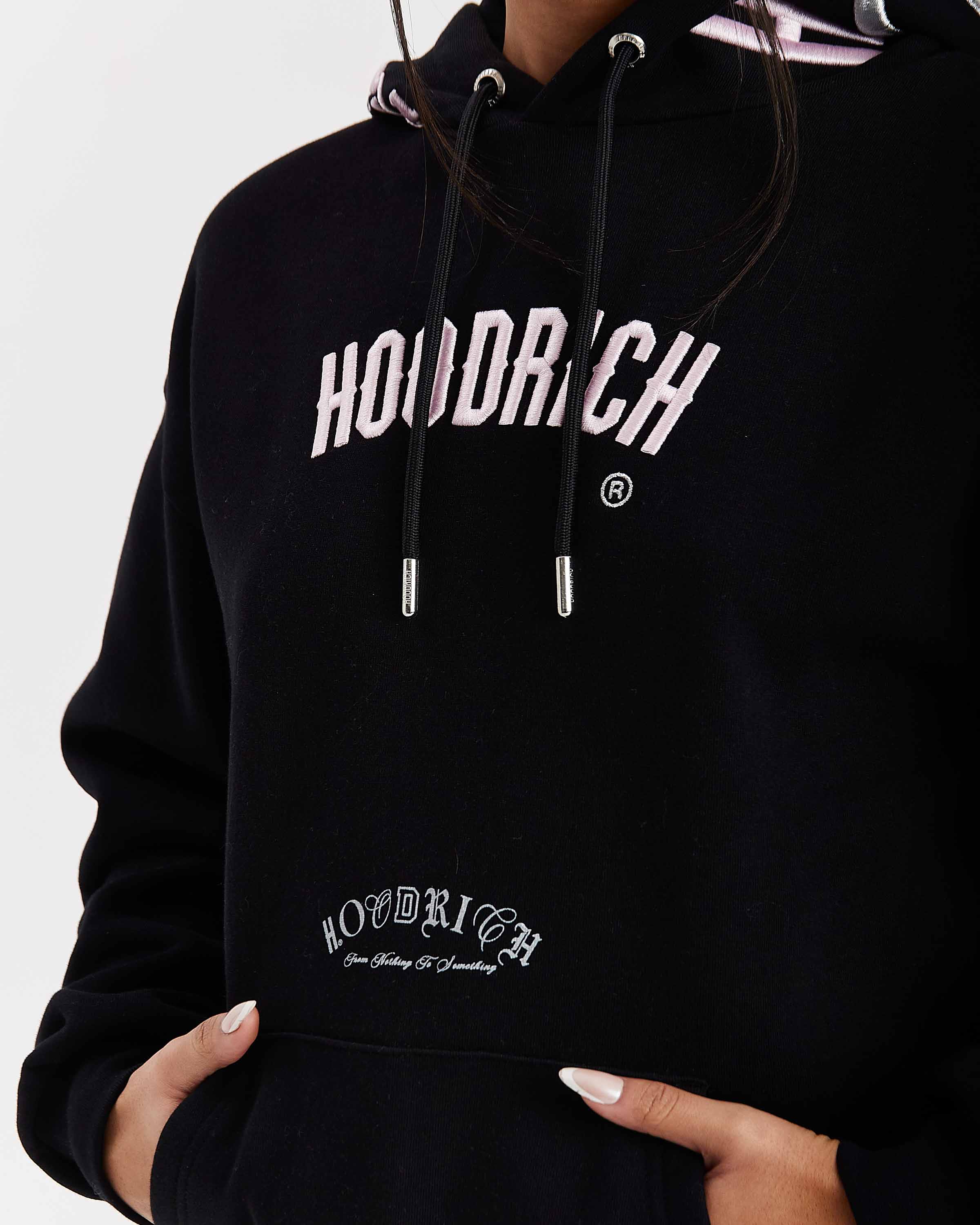Calor Oversized Hoodie - Black/Pink/Silver - Image 6