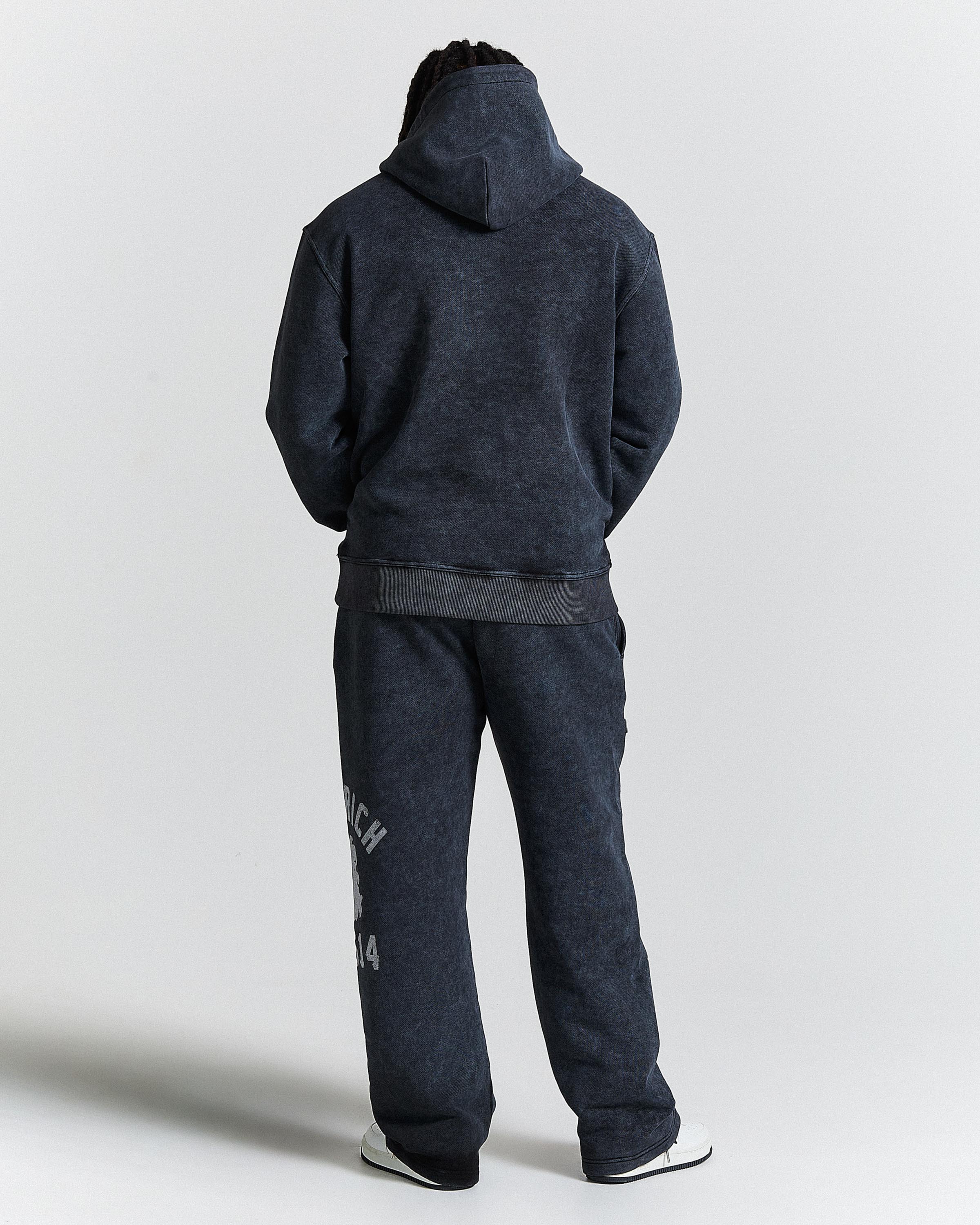 The Winner's Circle Cipher Oversized Hoodie - Black Wash - Image 6