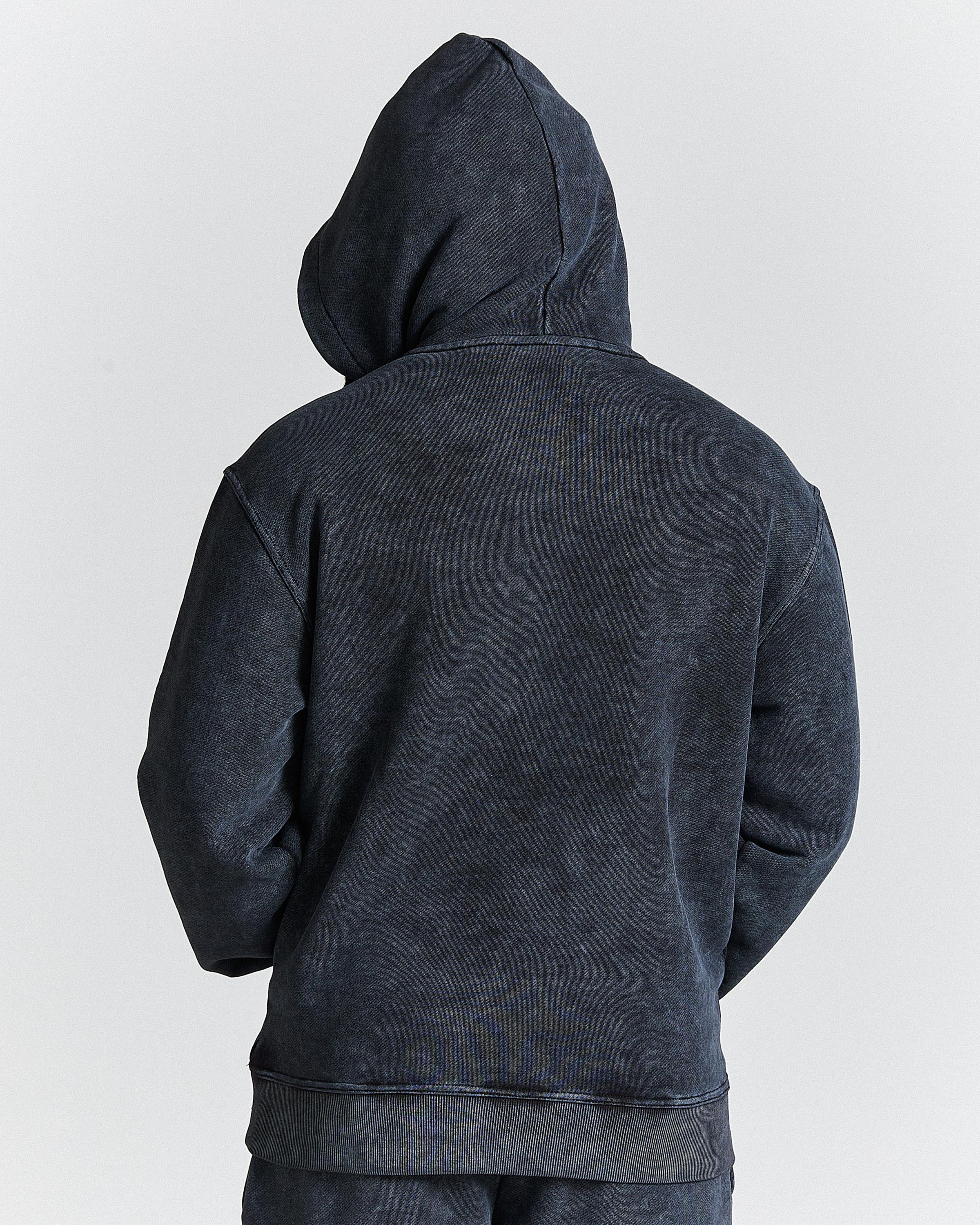 The Winner's Circle Cipher Oversized Hoodie - Black Wash - Image 7