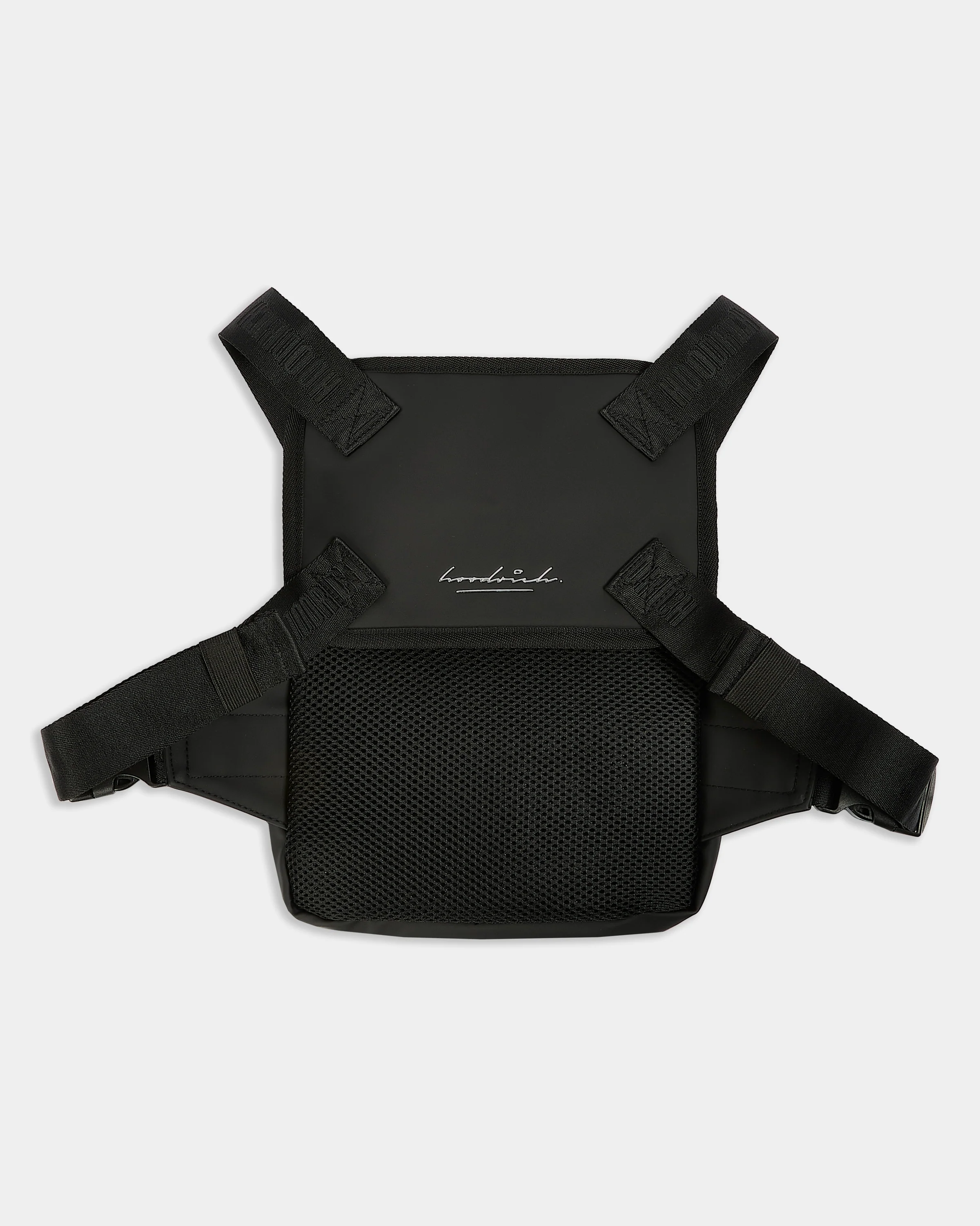 Coupe Chest Bag - Black/Silver - Image 3