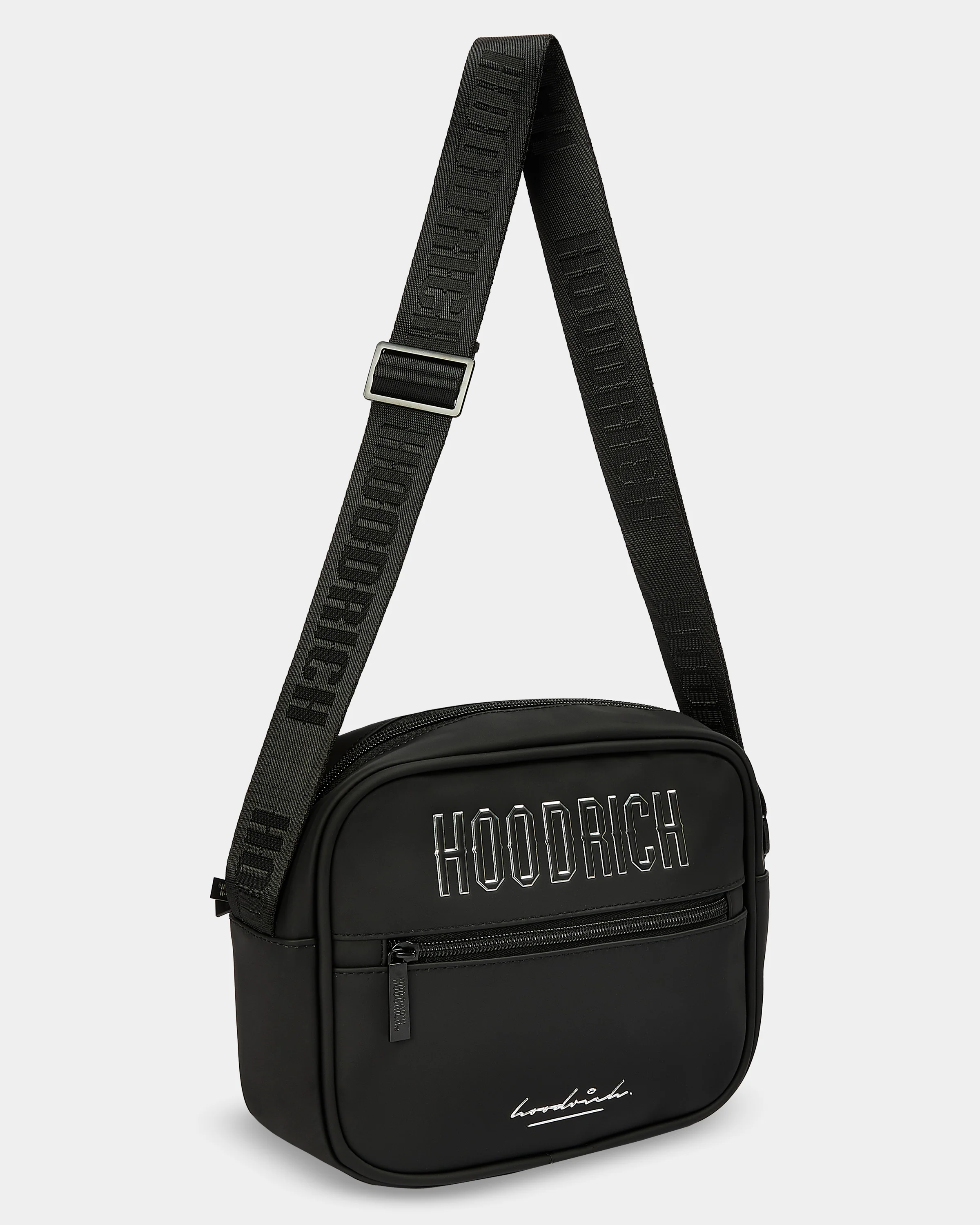 Coupe Messenger Bag - Black/Silver - Image 3