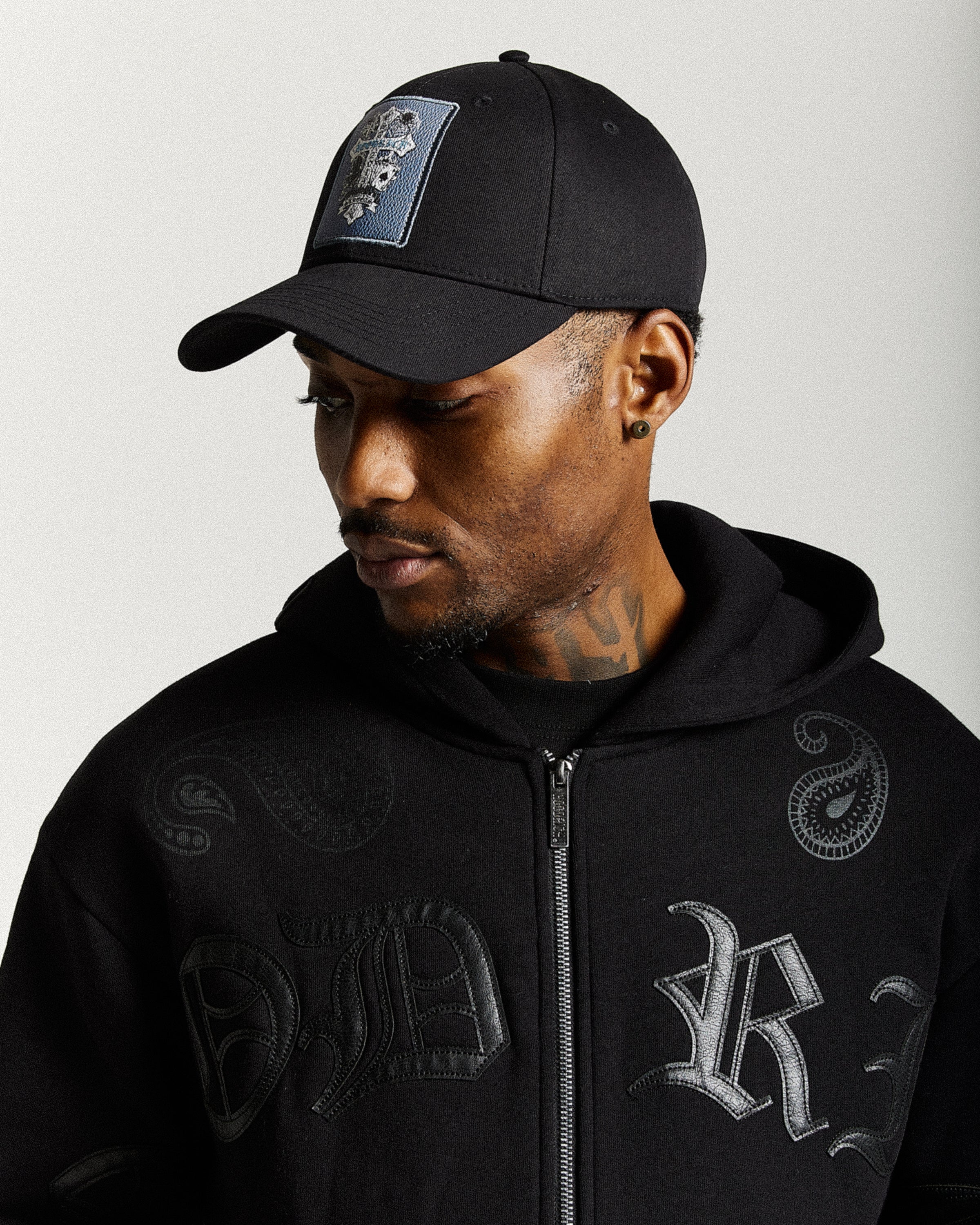 Cross Cap - Black/Blue - Image 2