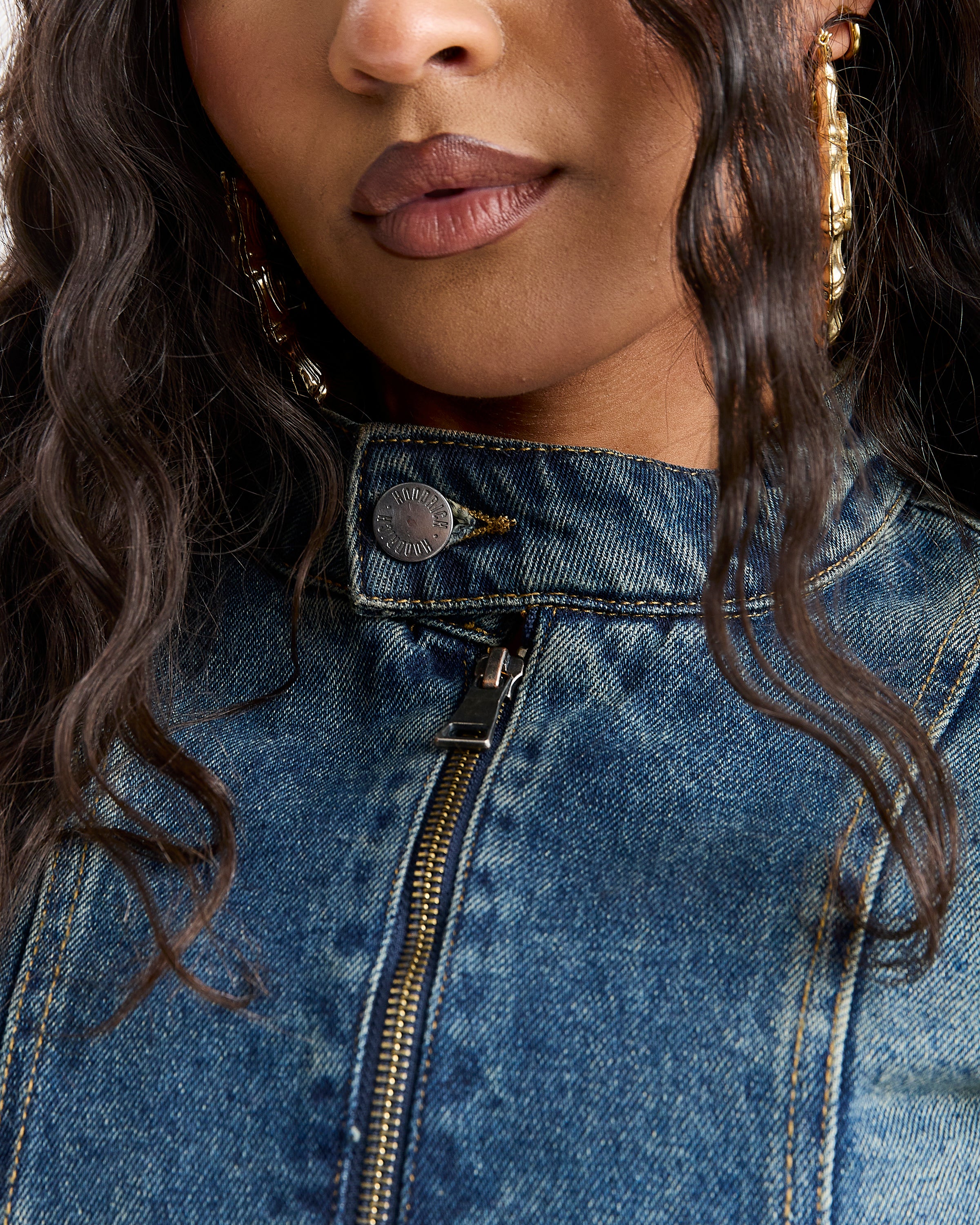 The Winner's Circle Snowdrift Denim Jacket - Dirty Wash - Image 14