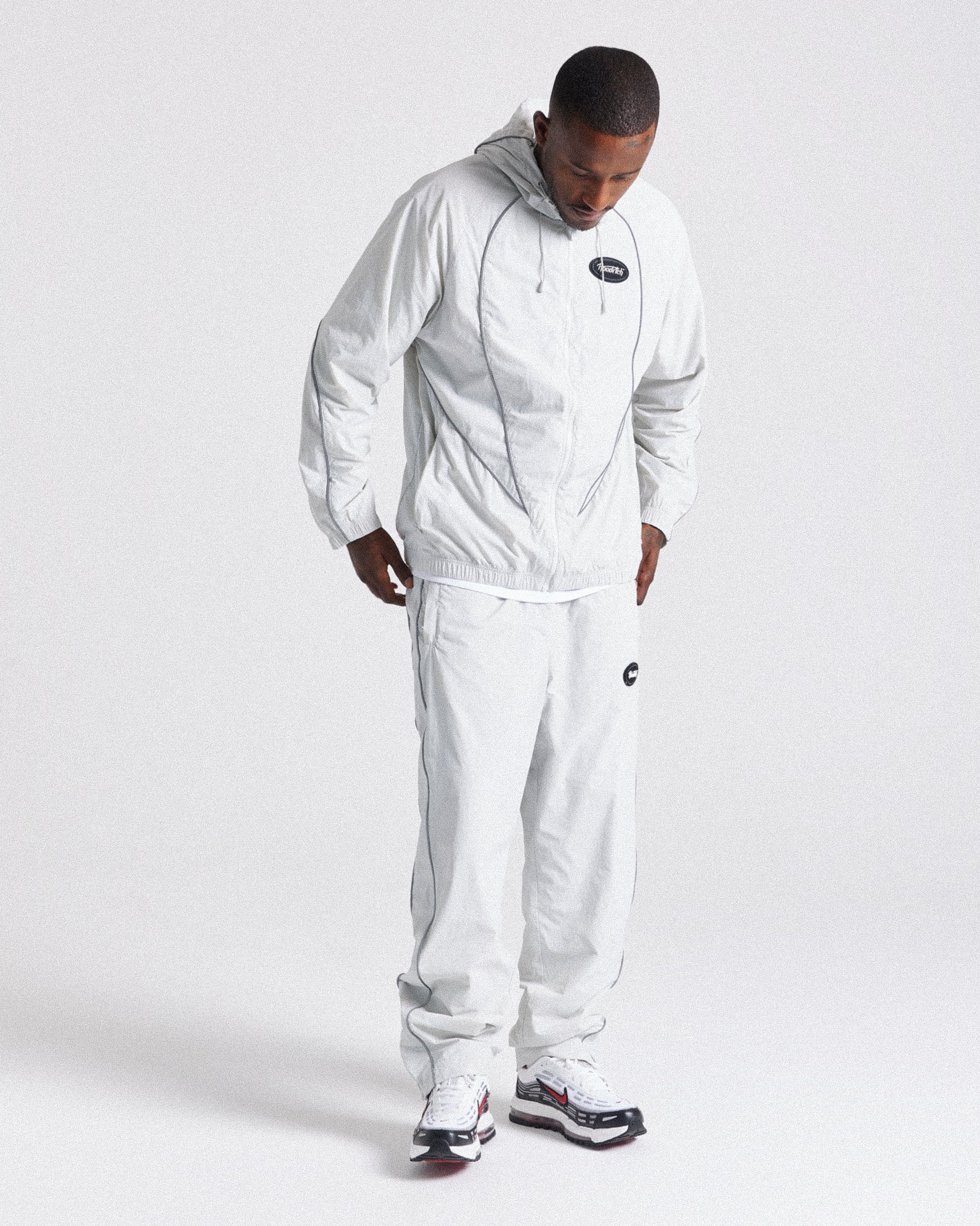 Cypher Woven Jacket - Grey/Reflective - Image 7