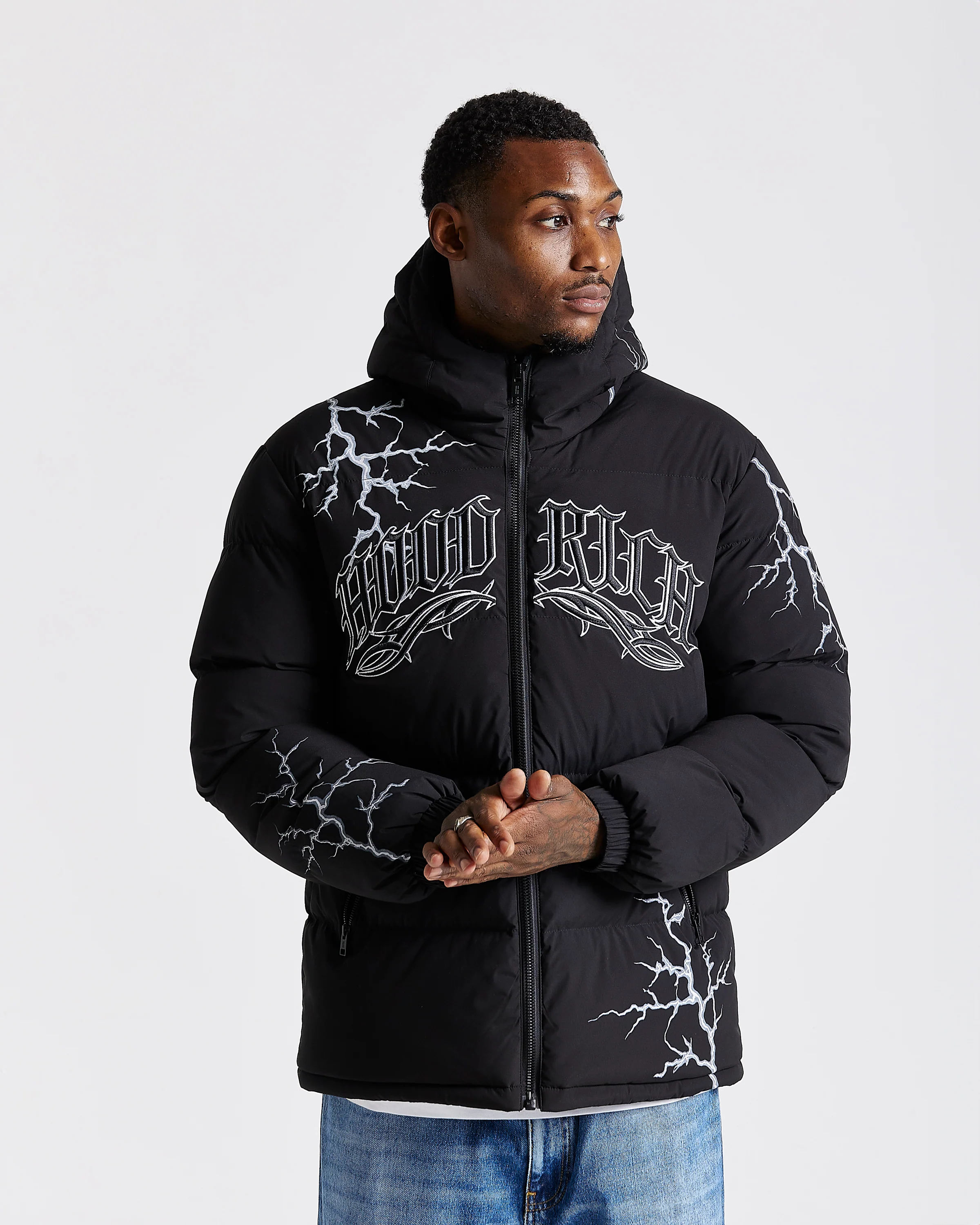 Dark Jacket - Black/White