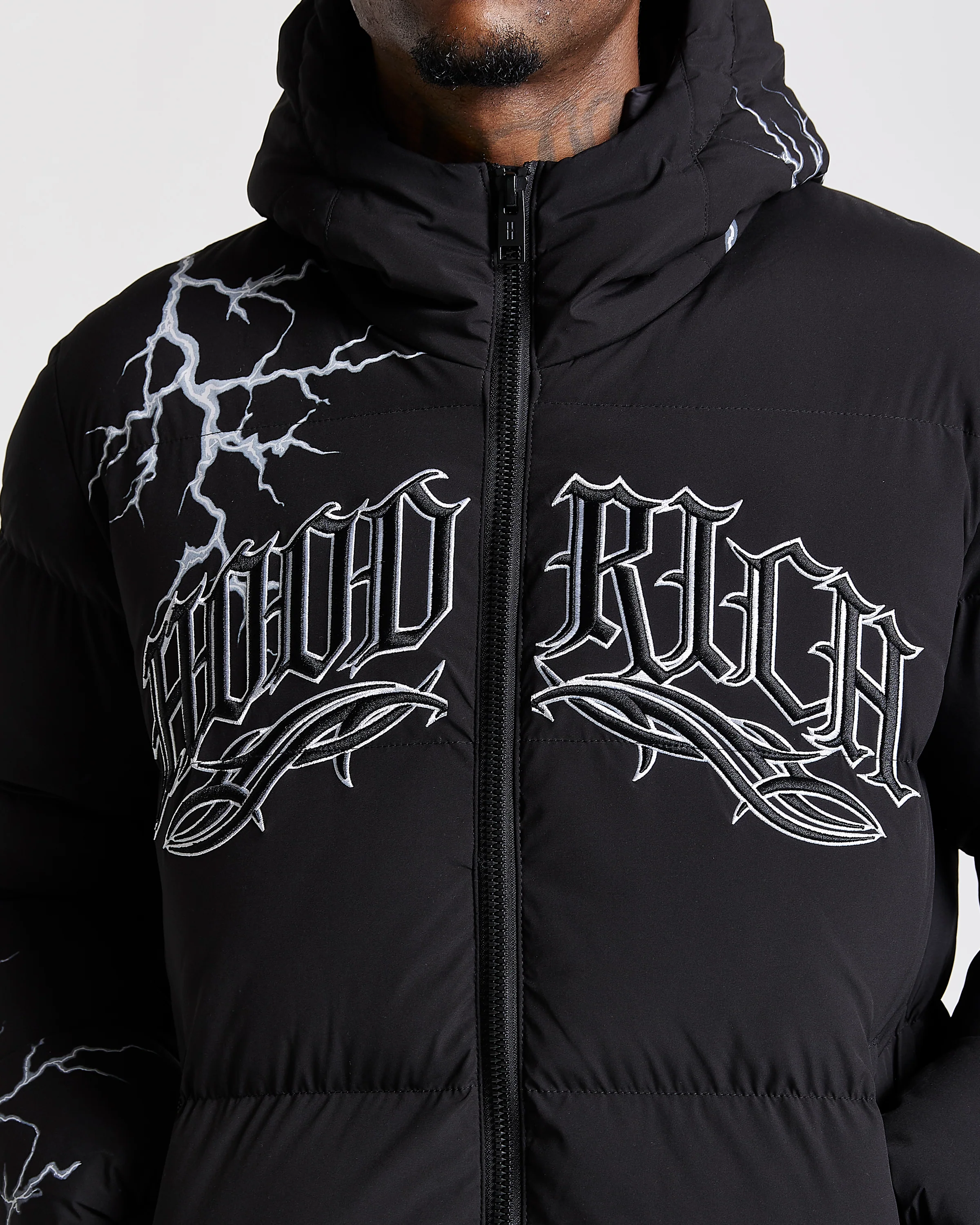 Dark Jacket - Black/White - Image 2