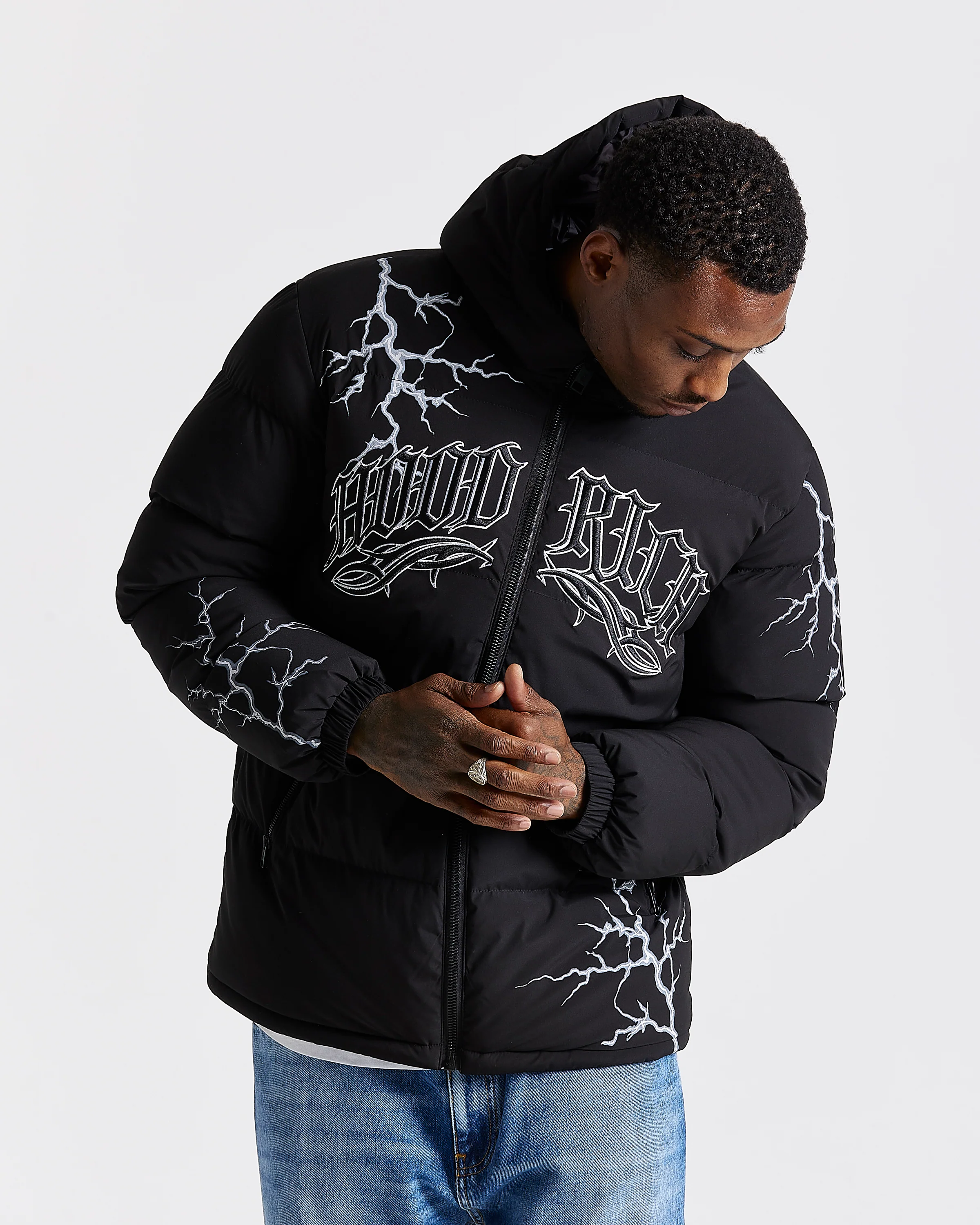 Dark Jacket - Black/White - Image 5