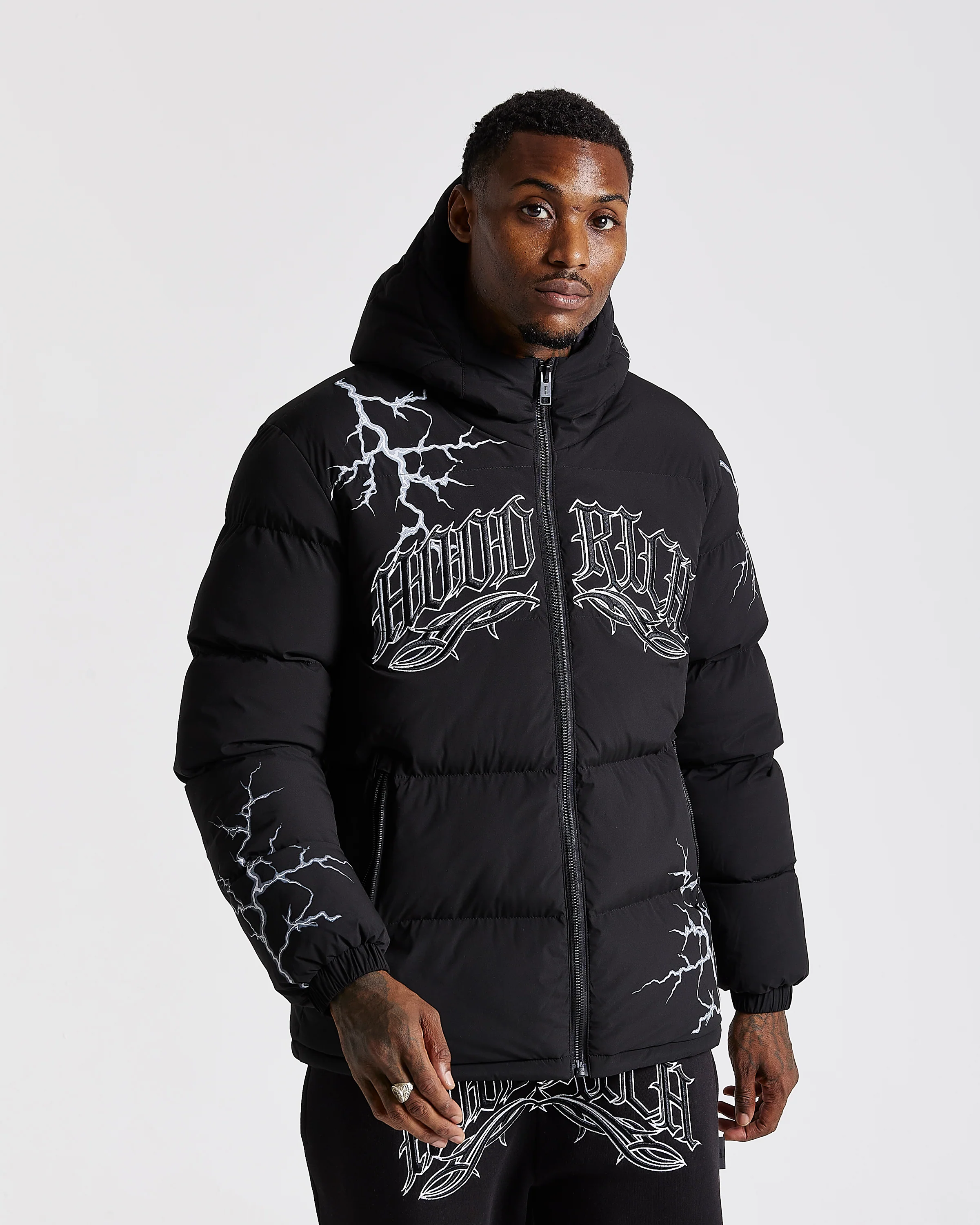 Dark Jacket - Black/White - Image 6