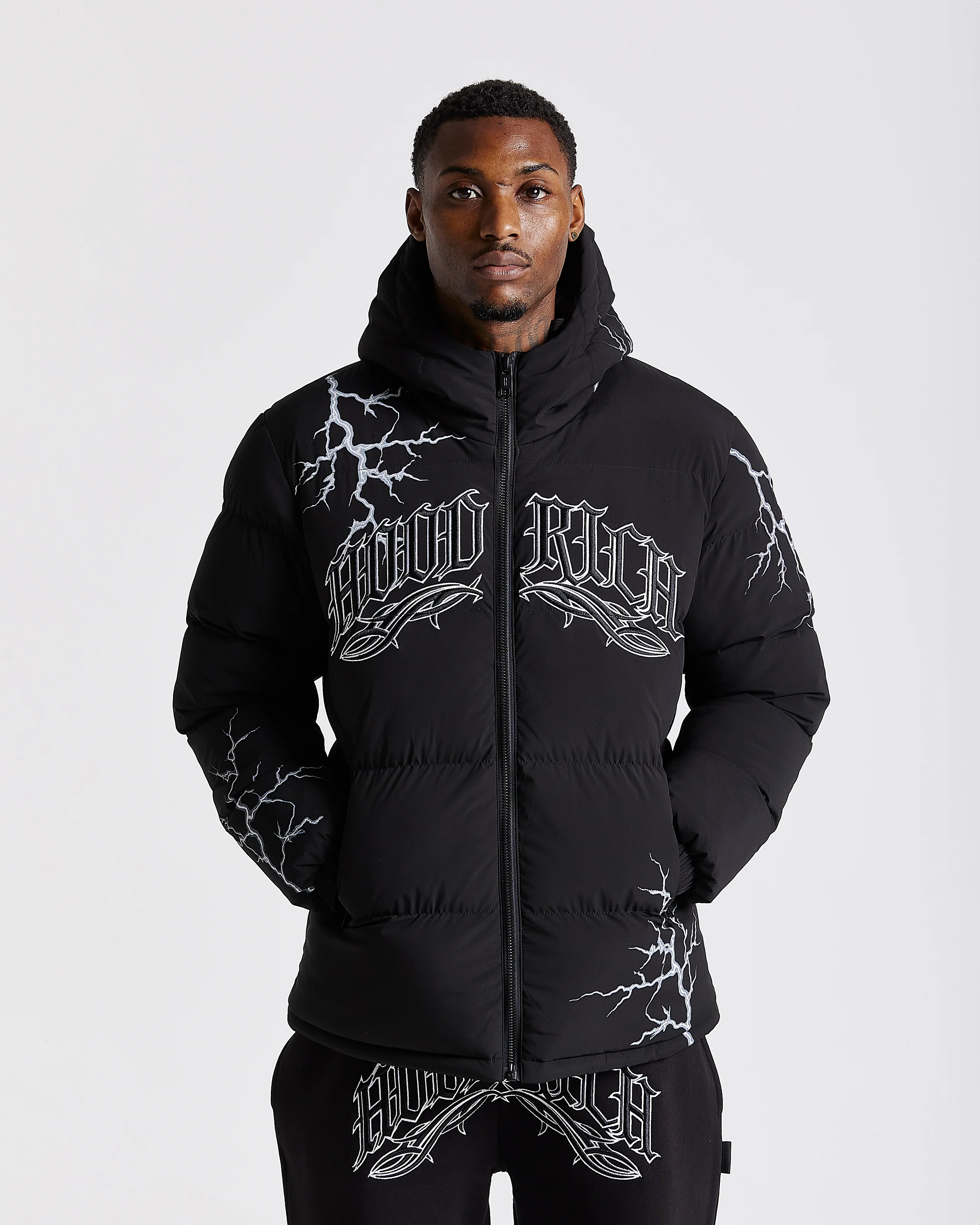 Dark Jacket - Black/White - Image 8