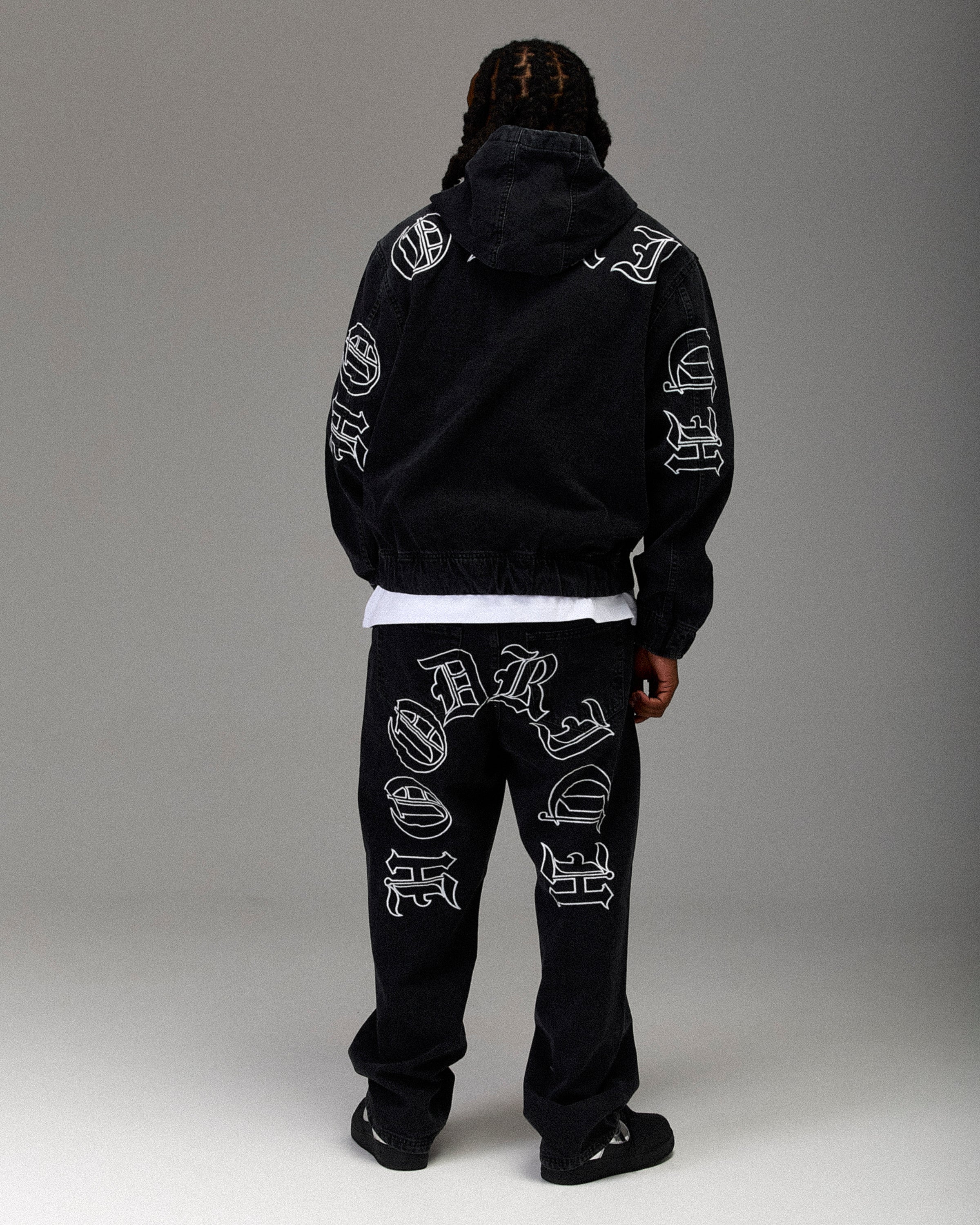 The Winner's Circle Denim Trousers - Black/White - Image 12