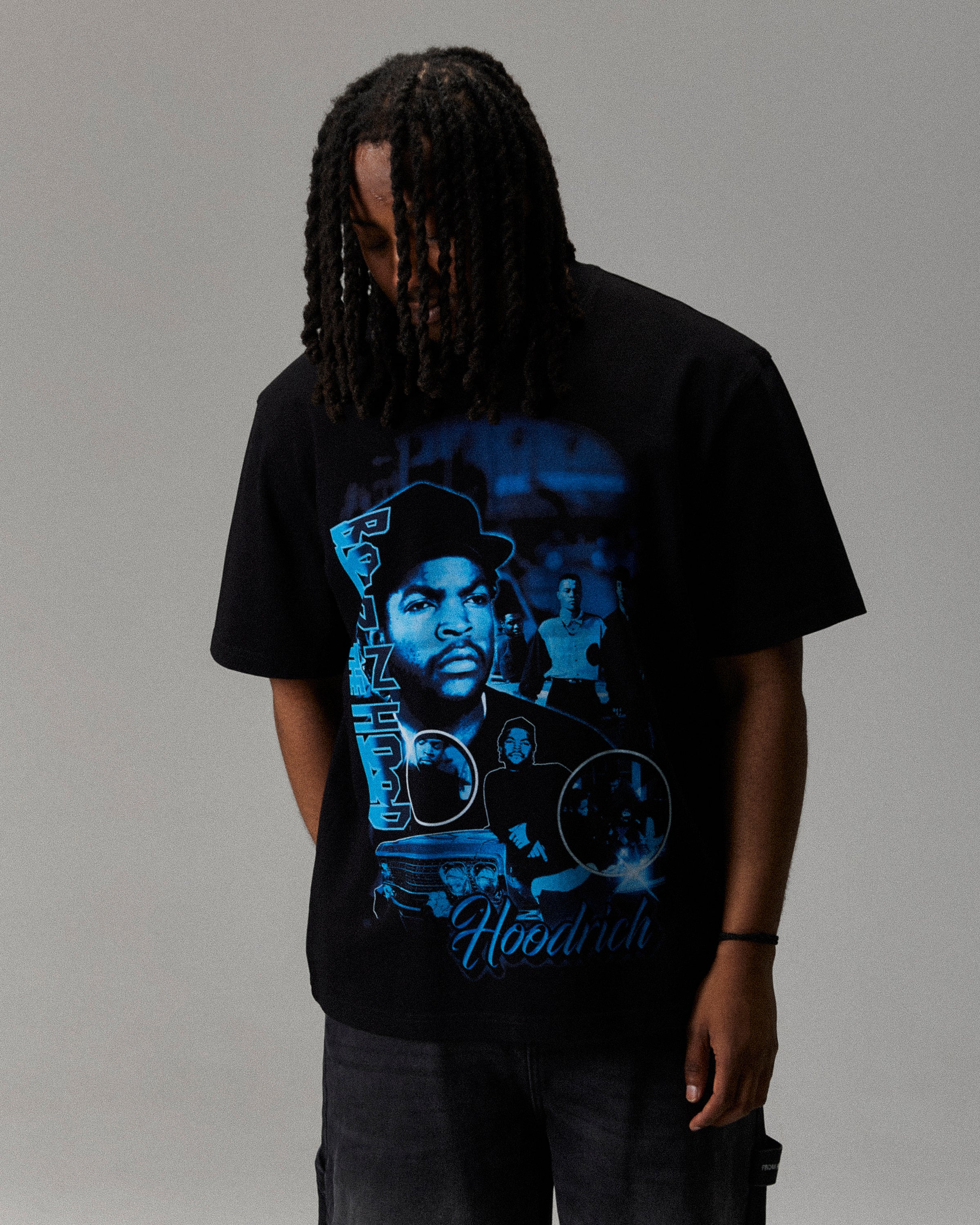Empire Boyz N The Hood T-Shirt - Black/Blue - Image 4