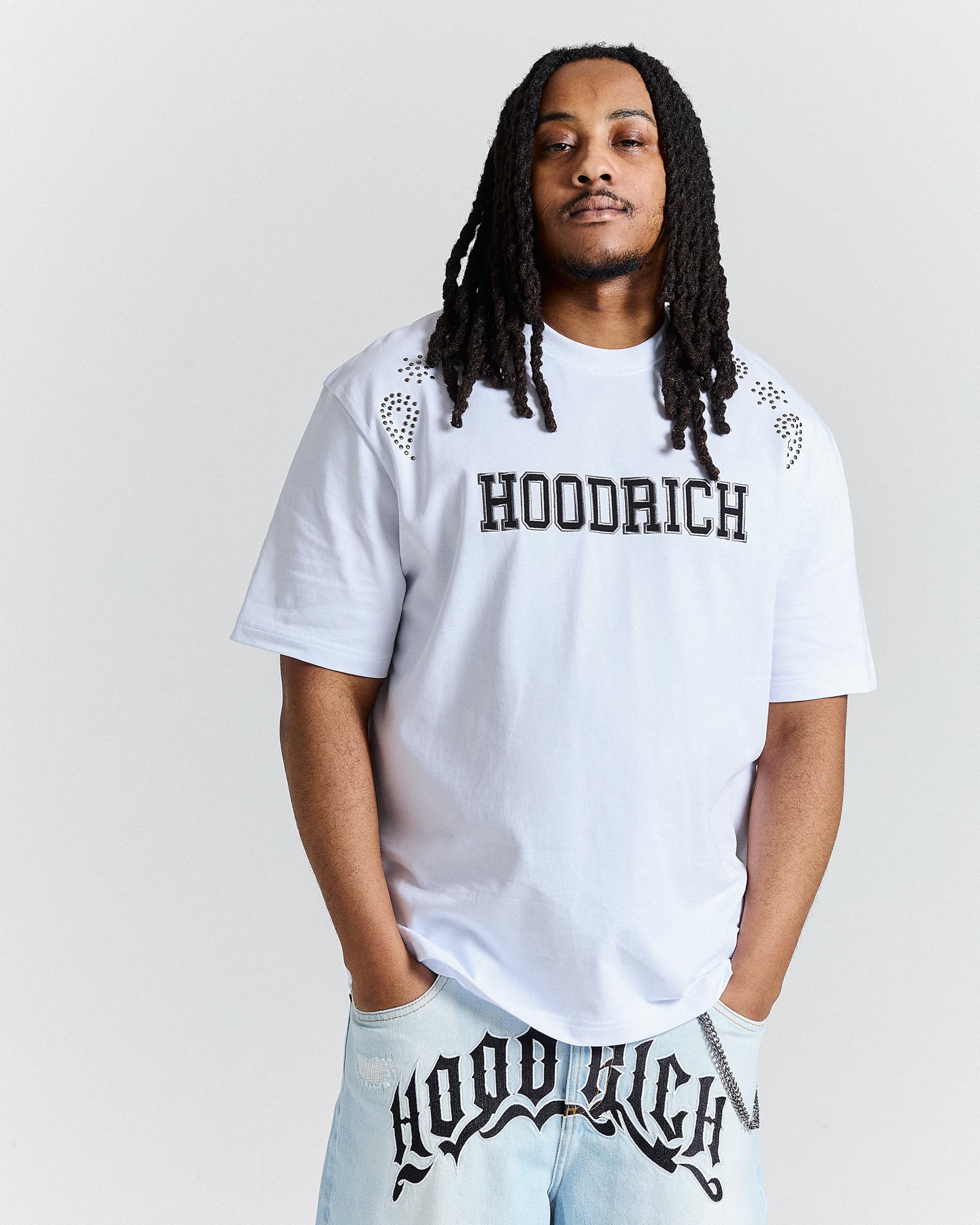 Eterno Oversized T-Shirt - White/Black
