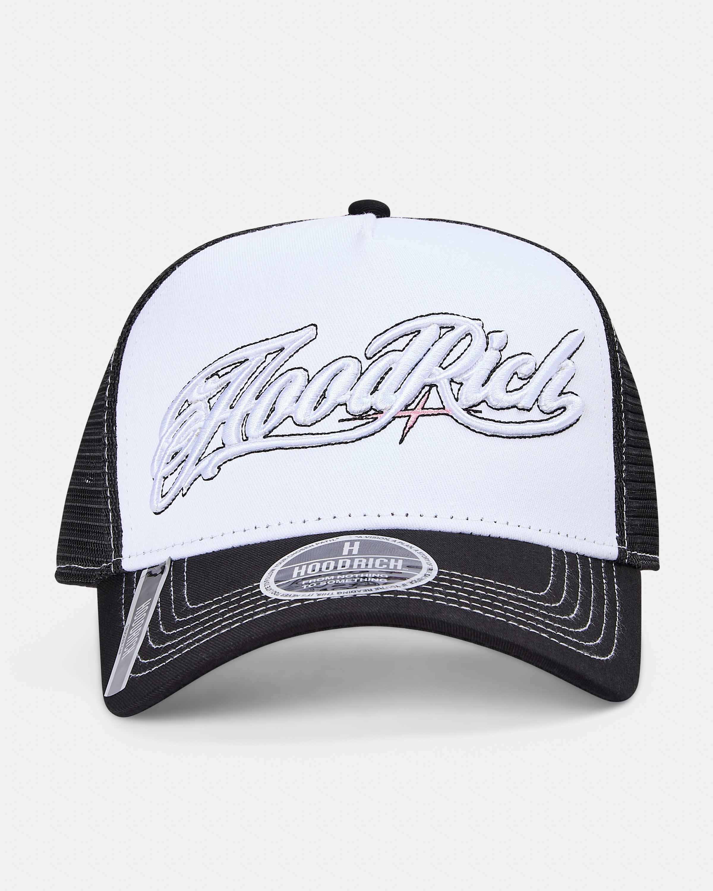 Fadez Trucker Cap - White/Black - Image 2