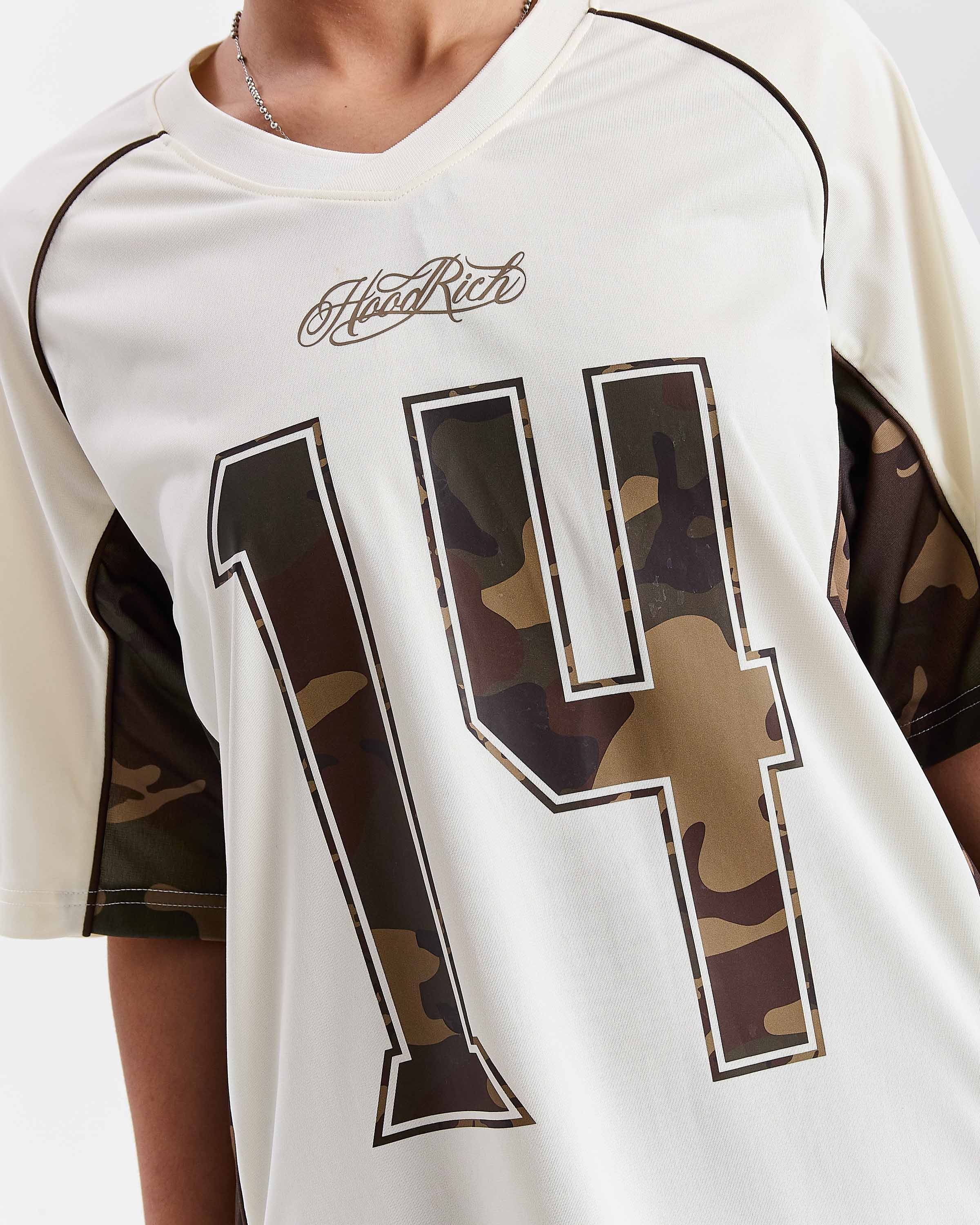 Field Oversized Jersey - White/Camo - Image 6