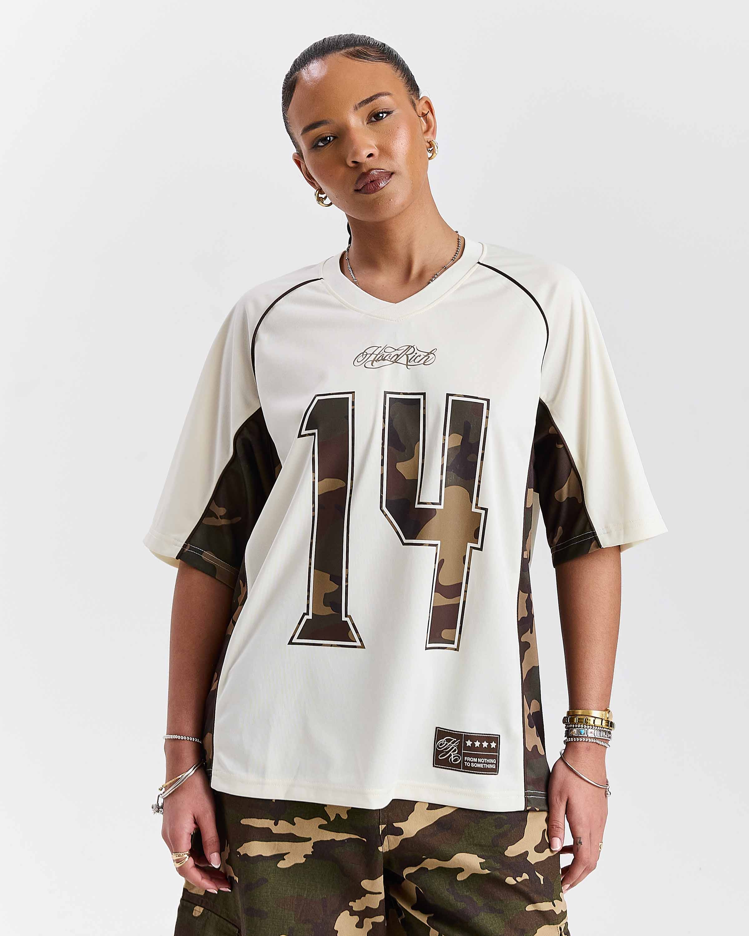 Field Oversized Jersey - White/Camo - Image 7