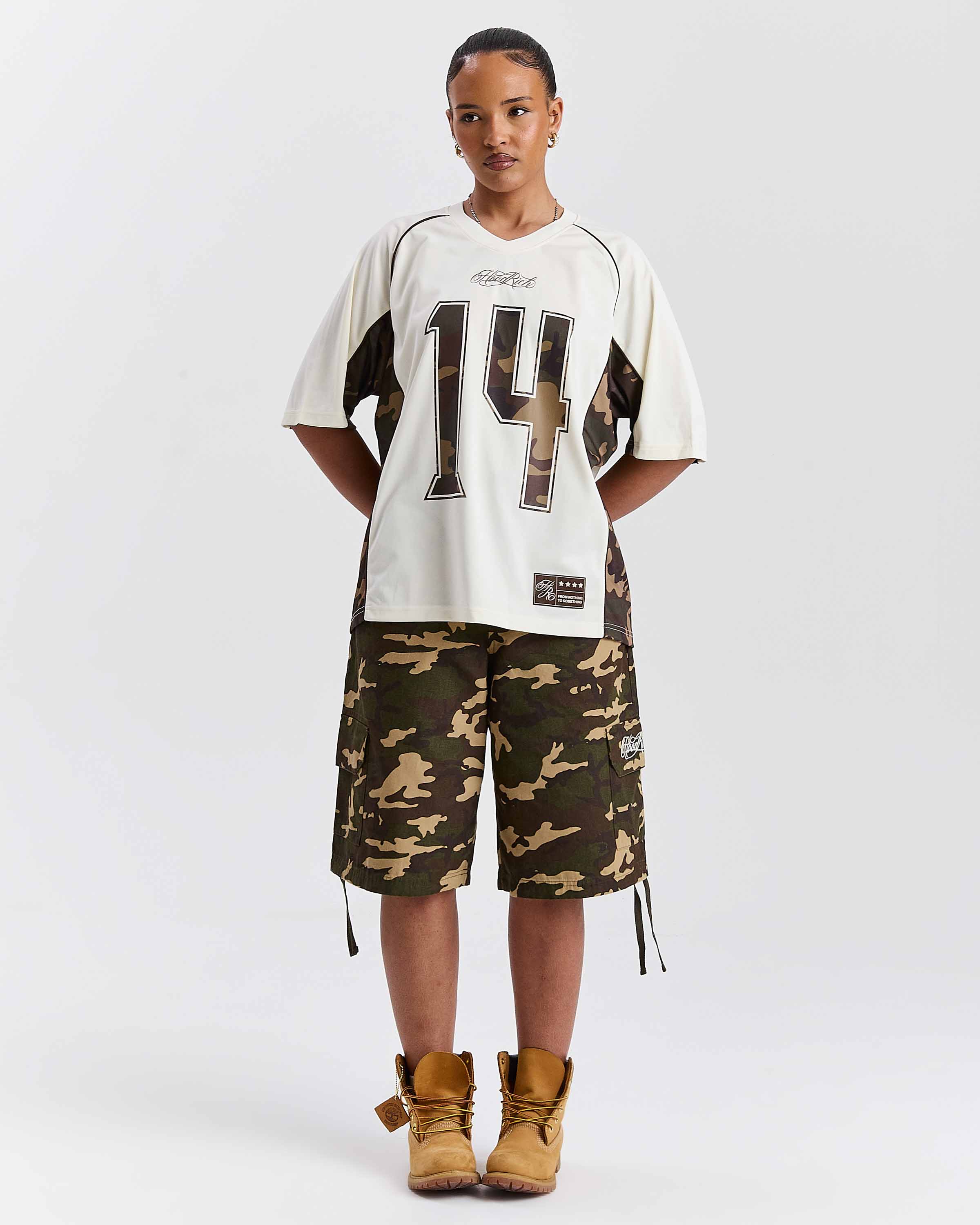 Field Oversized Jersey - White/Camo - Image 8