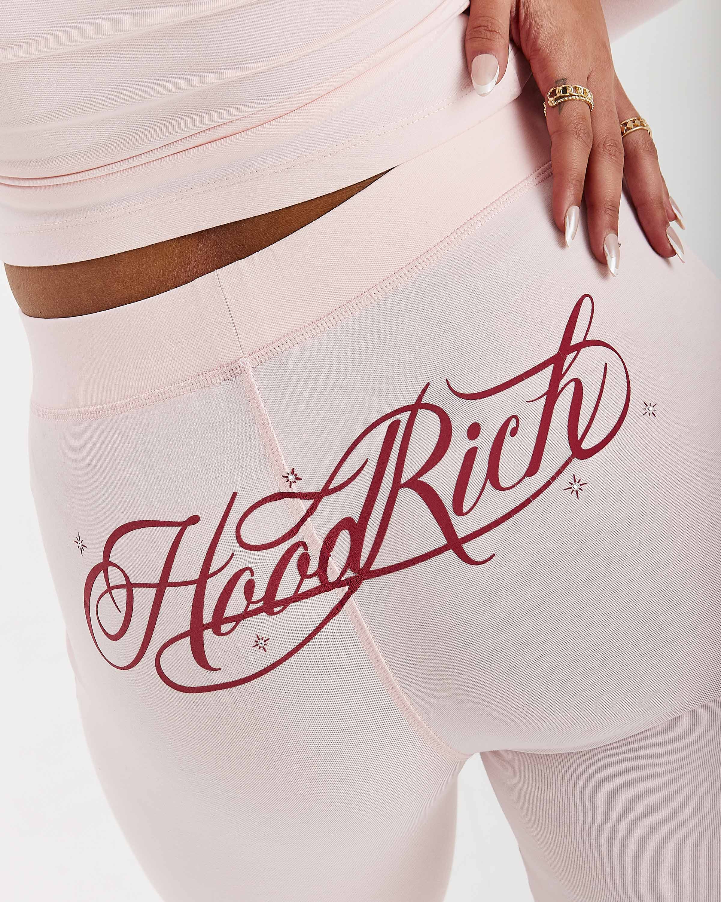 Solace Flare Leggings - Pink - Image 4