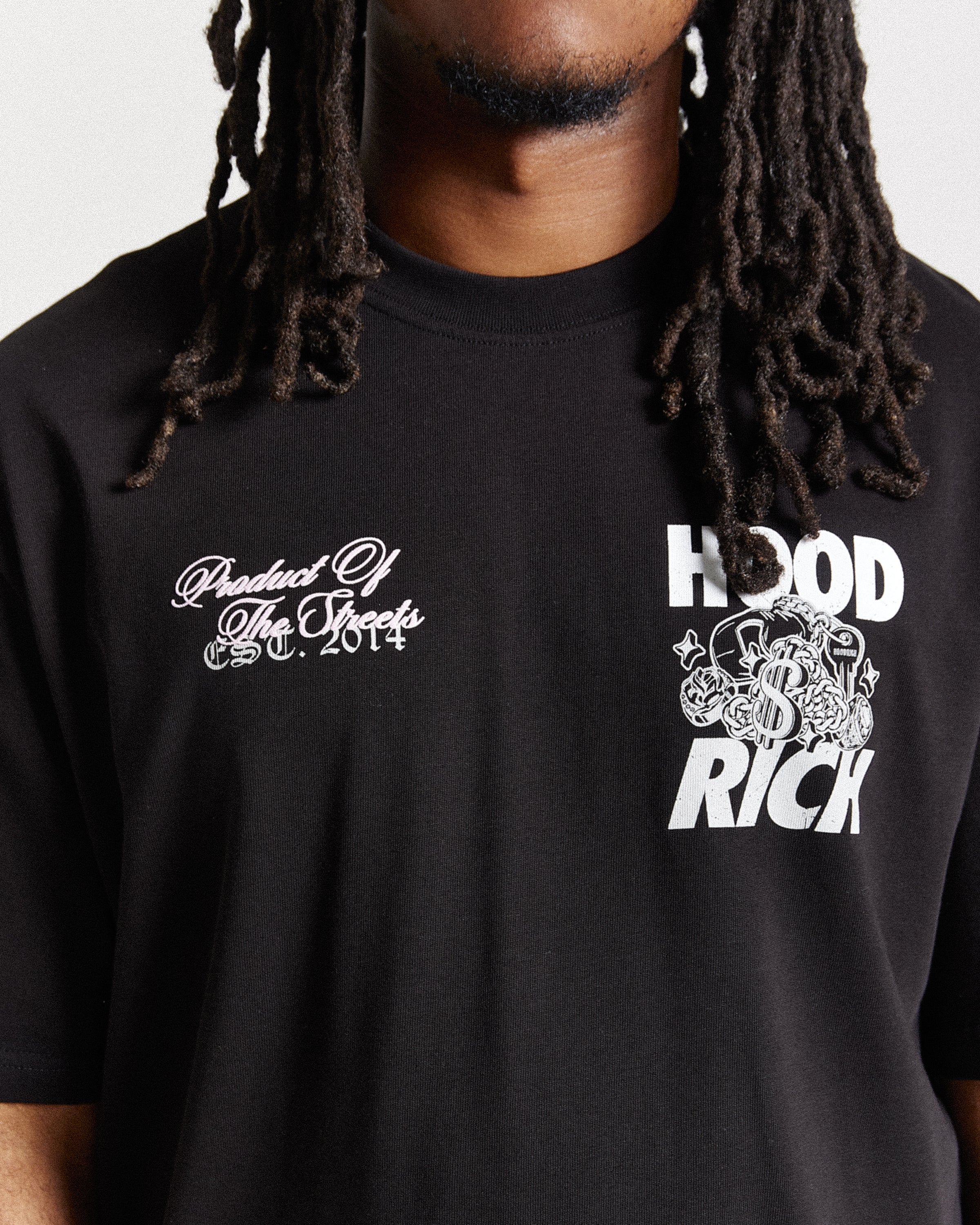 Flash Oversized T-Shirt - Black/White/Pink - Image 5