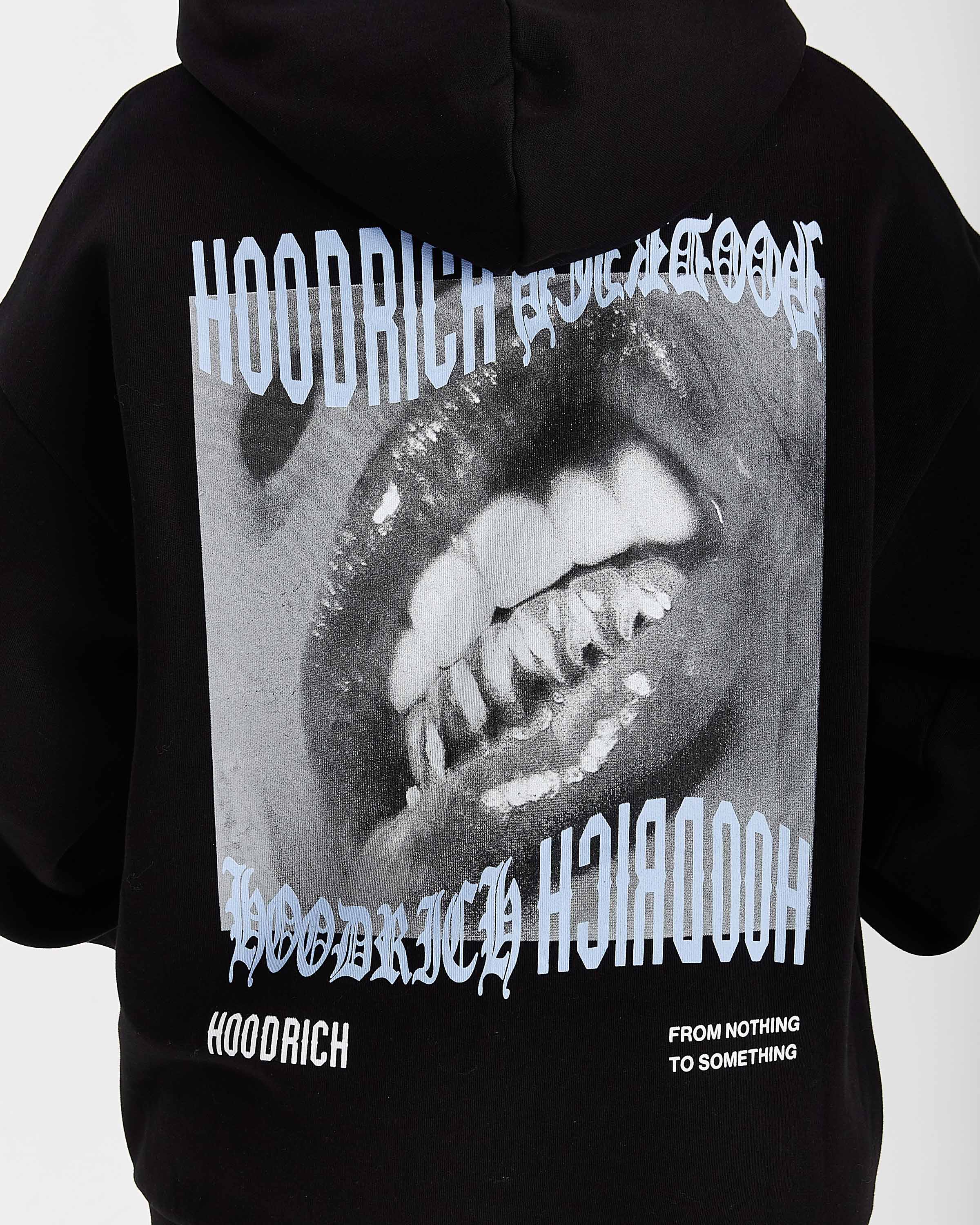 Flex Oversized Hoodie - Black/White - Image 5