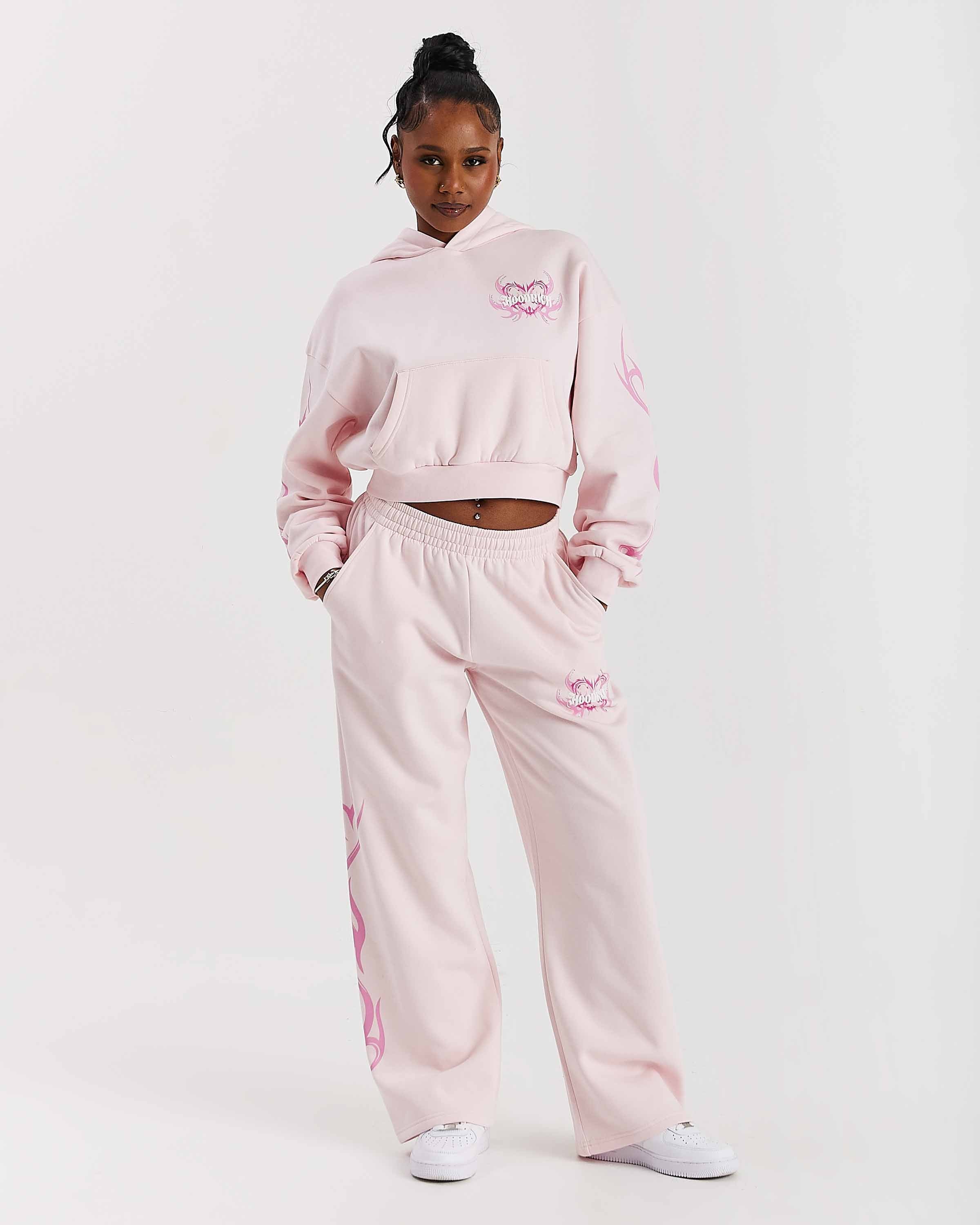 Flux Boxy Hoodie - Pink - Image 9
