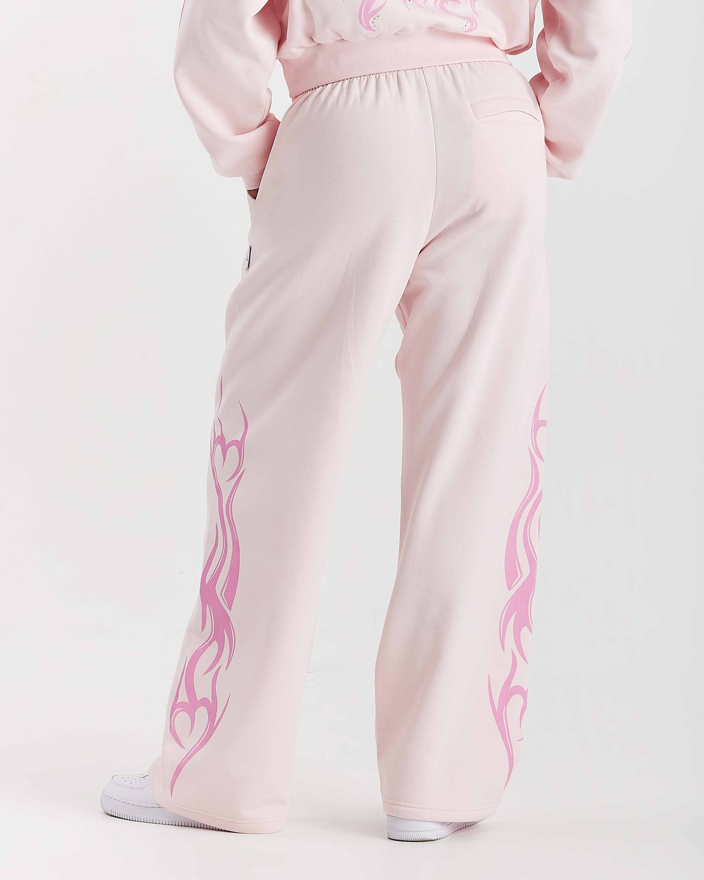Flux Oversized Wide Leg Joggers - Pink - Image 2