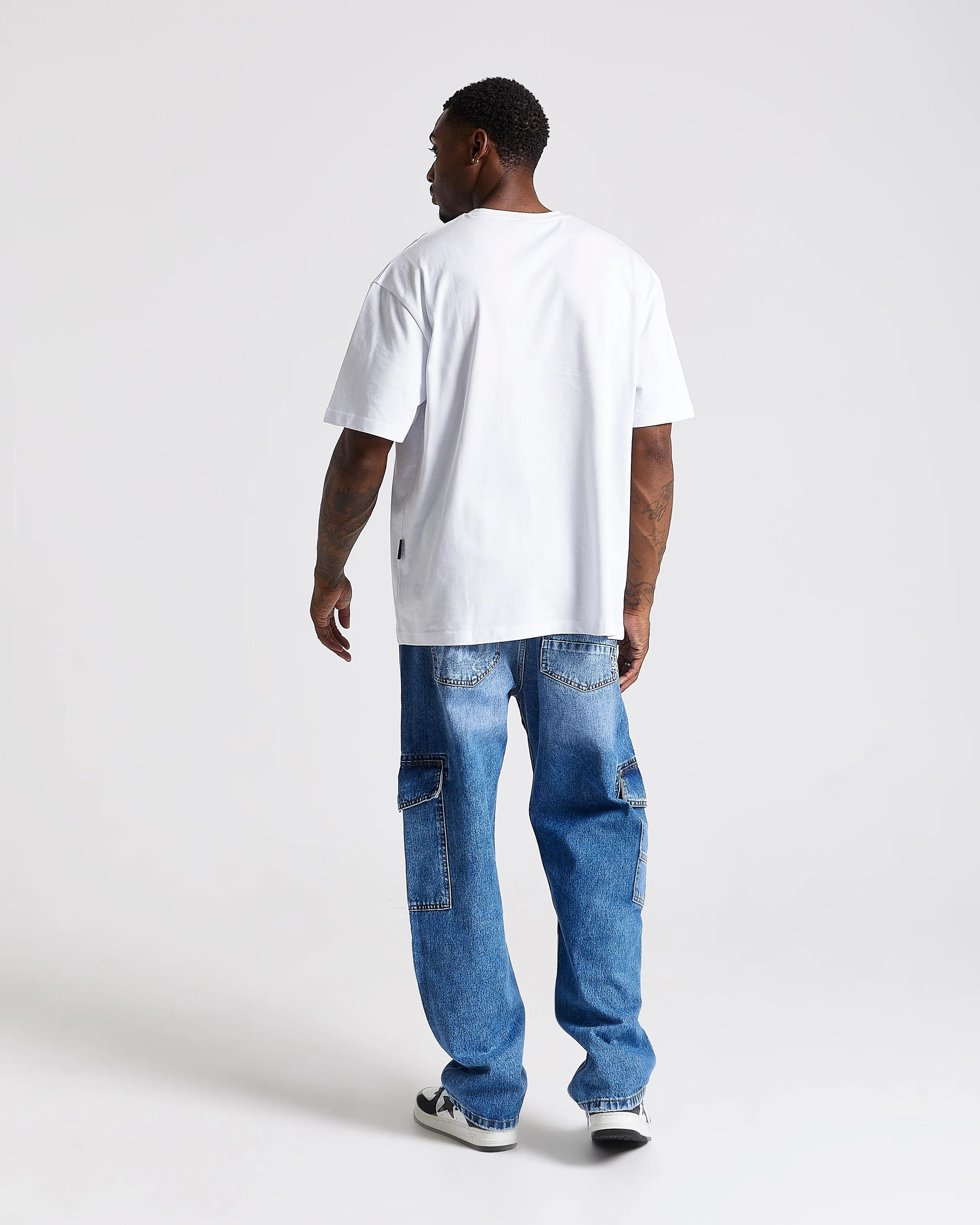 Force Script Denim Jeans - Blue - Image 6