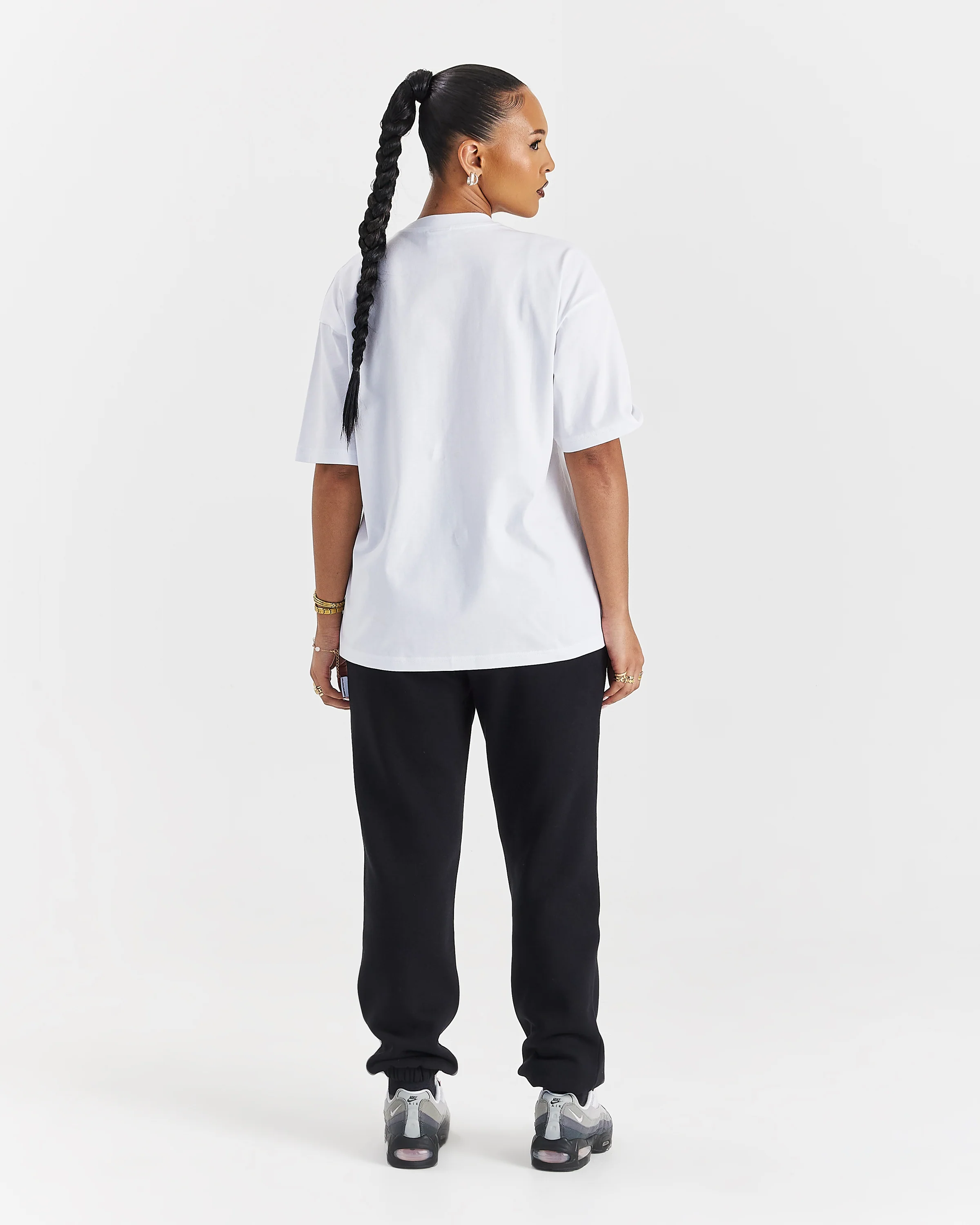 Fray Joggers - Black/Pink - Image 5