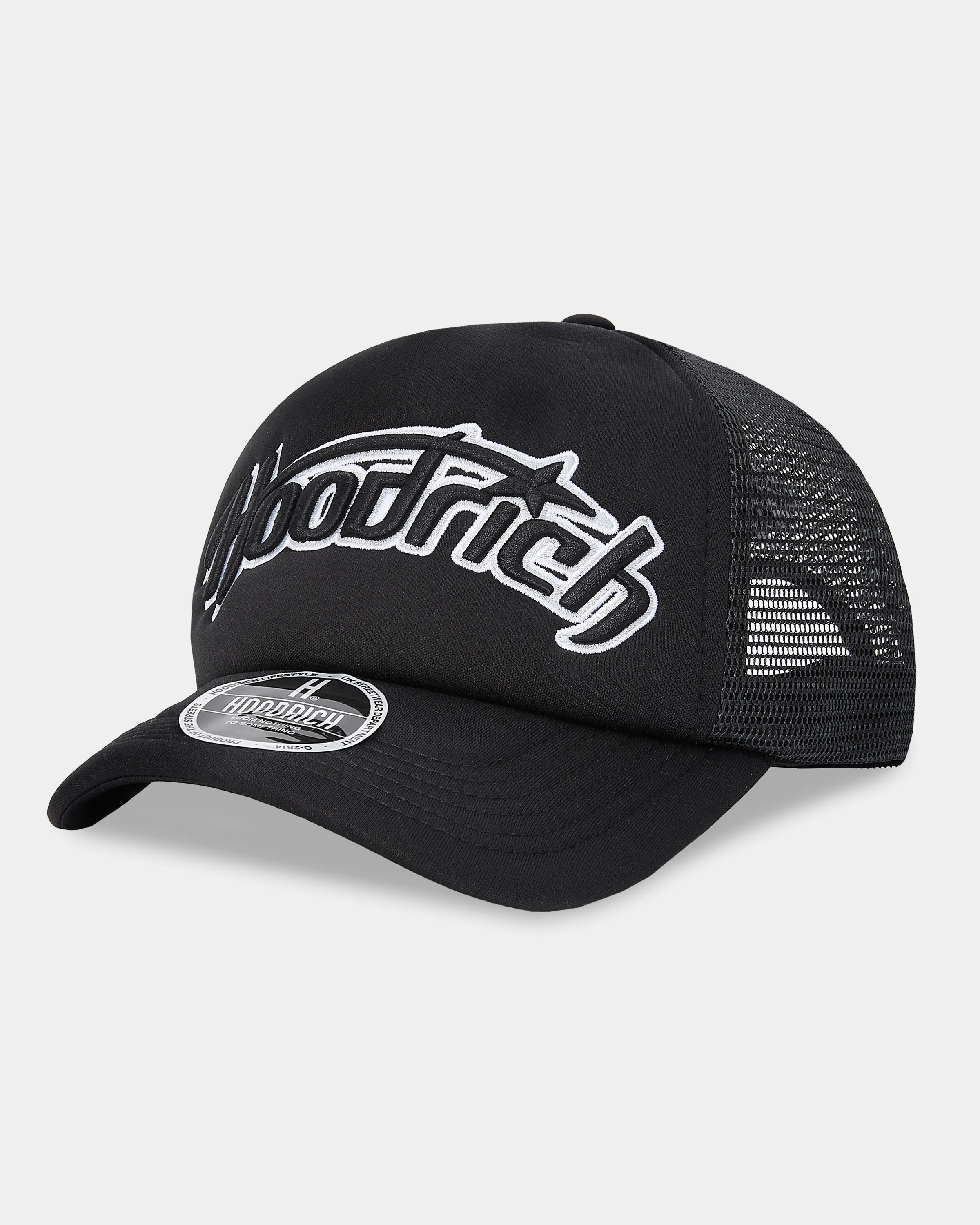 Galaxy 5 Panel Trucker Cap - Black/White - Image 3