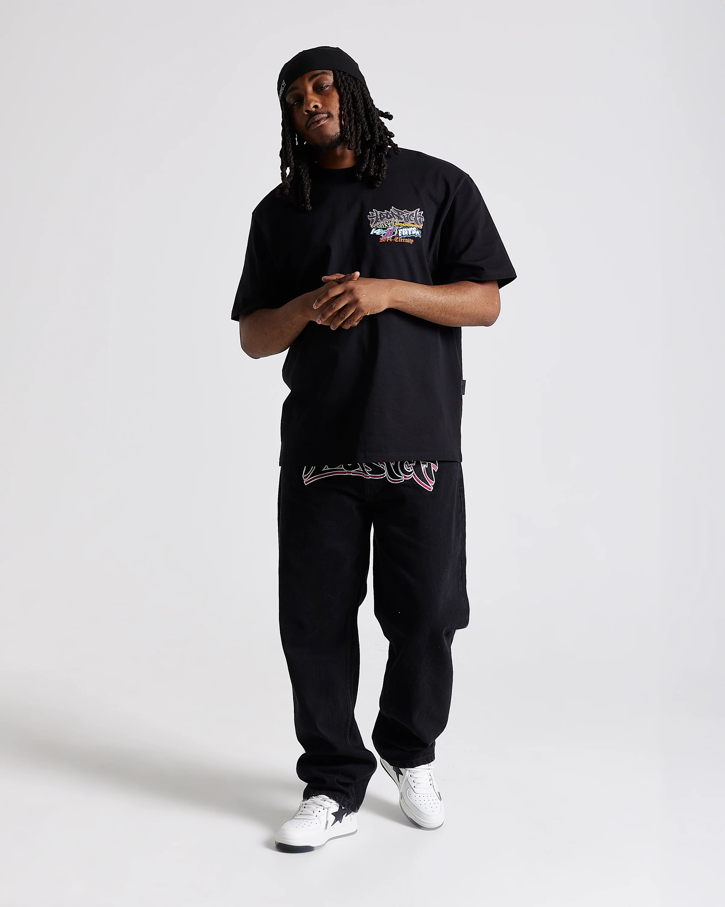 Graff Denim Jeans - Washed Black - Image 3