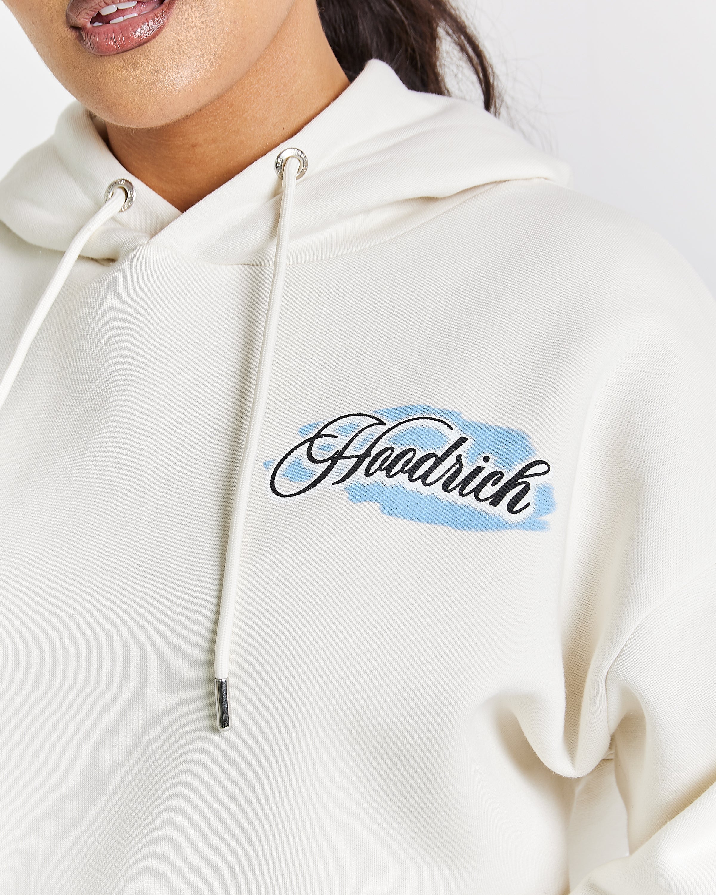 Grillz Oversized Hoodie - White/Red/Blue - Image 6