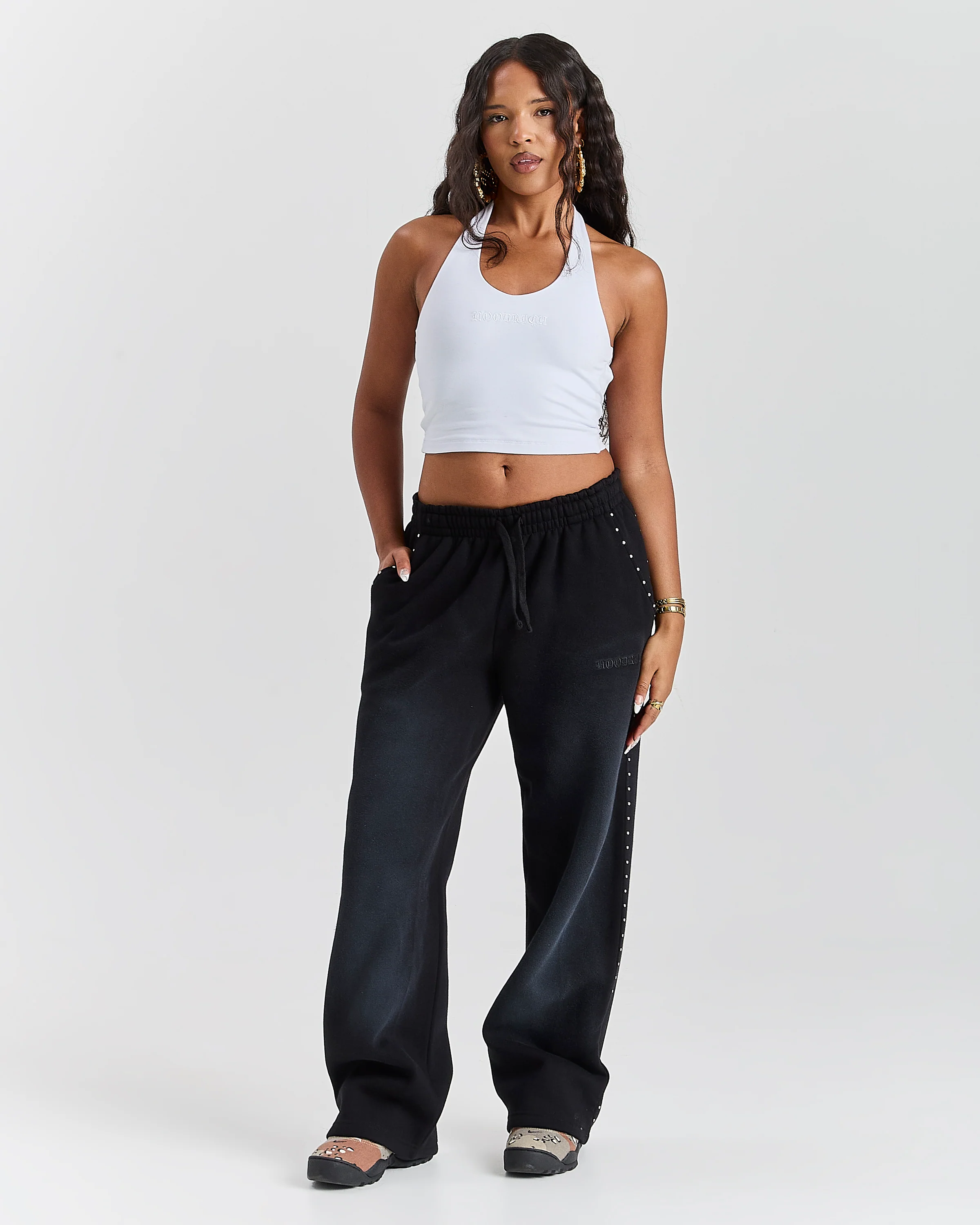The Winner's Circle Aspen Gothic Halter Top - White - Image 10