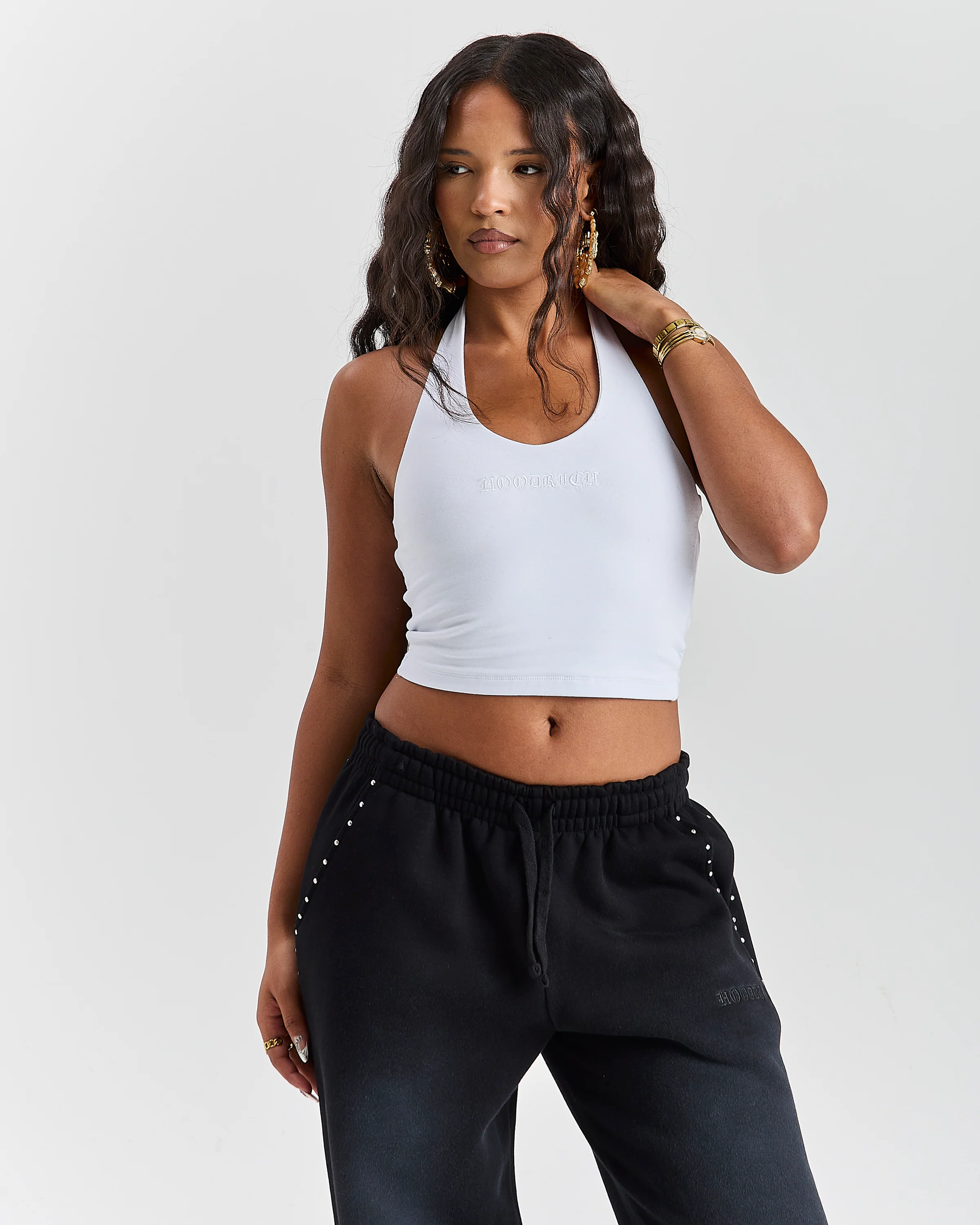 The Winner's Circle Aspen Gothic Halter Top - White - Image 12