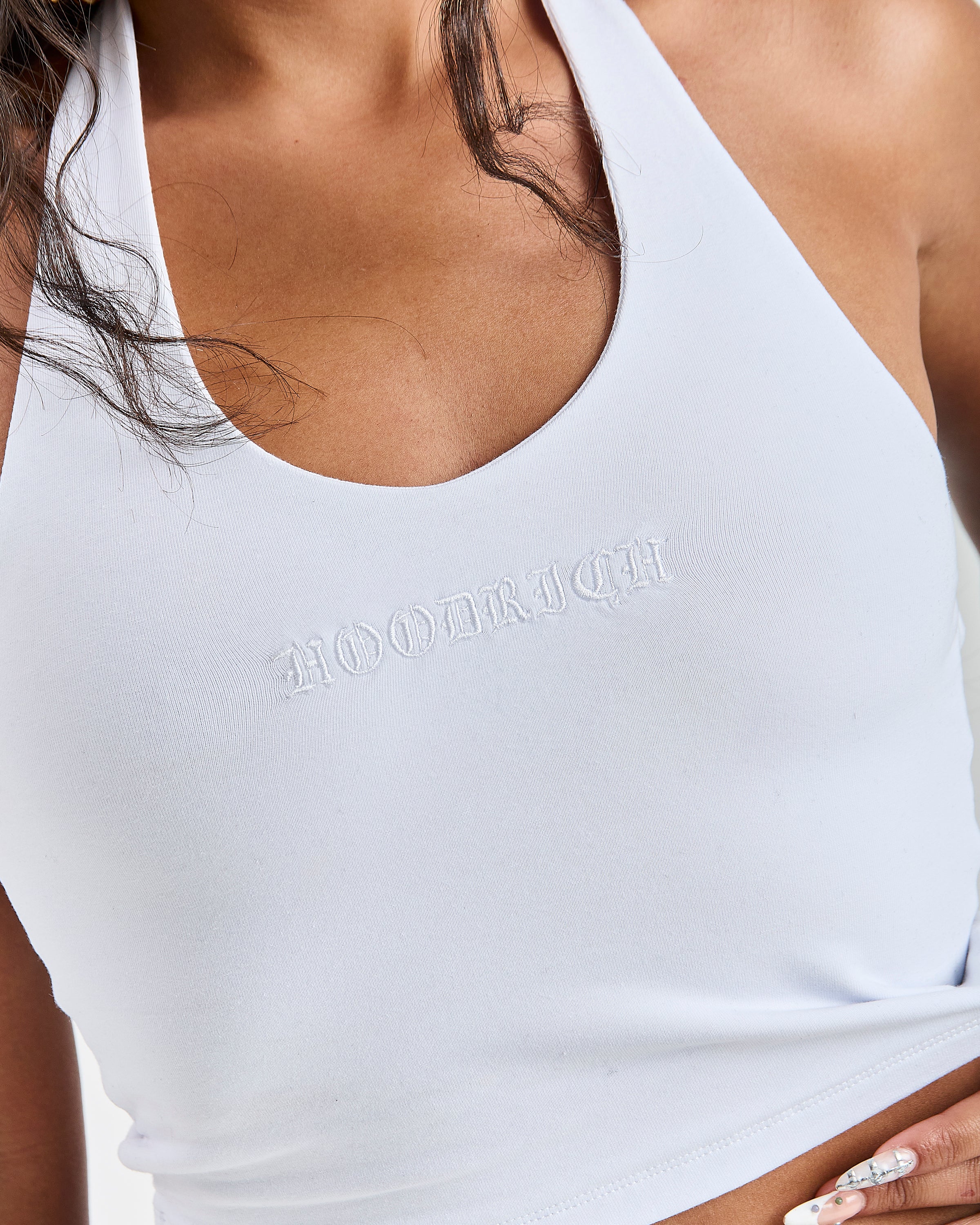 The Winner's Circle Aspen Gothic Halter Top - White - Image 13