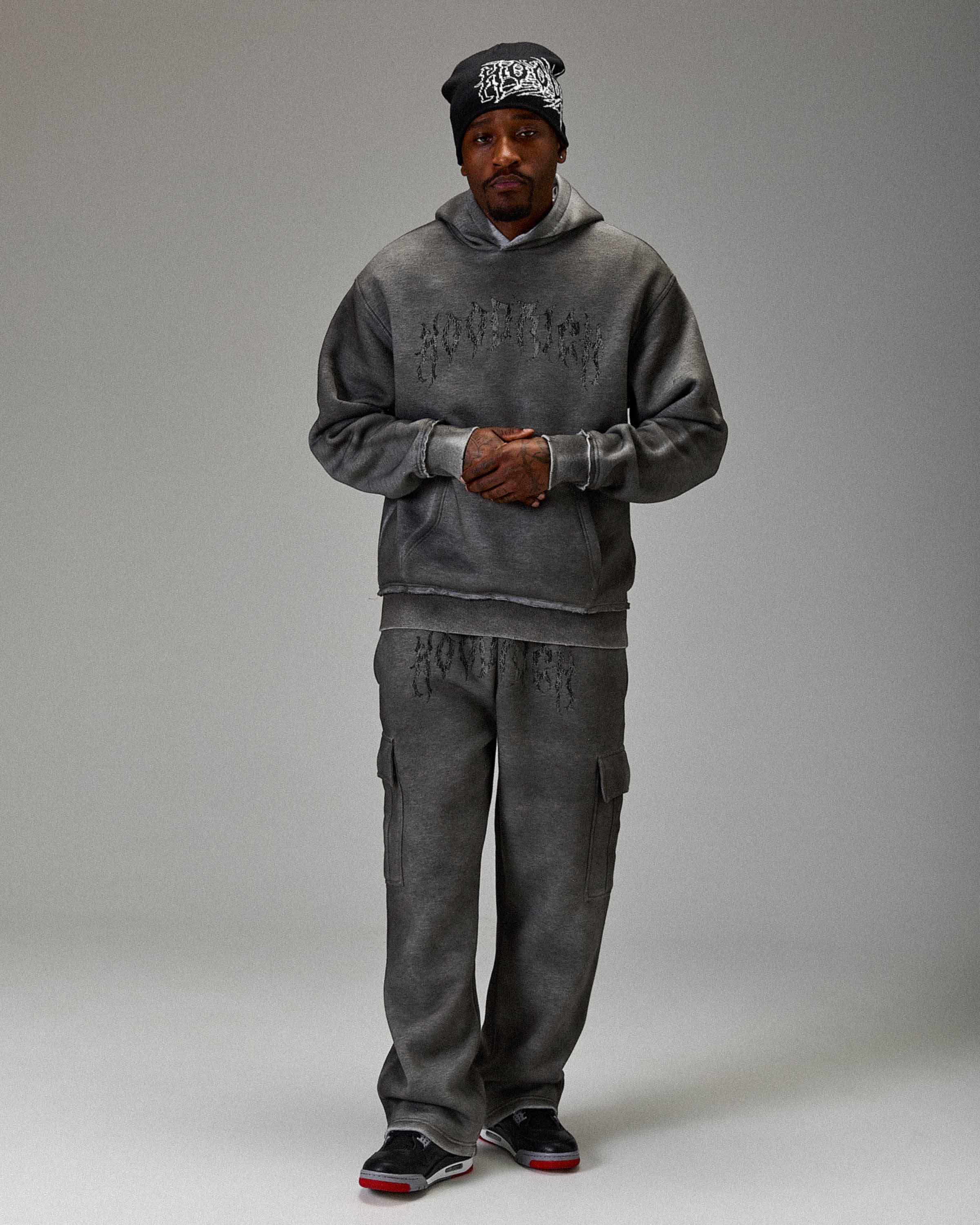 The Winner's Circle Hazy Oversized Hoodie - Grey - Image 9
