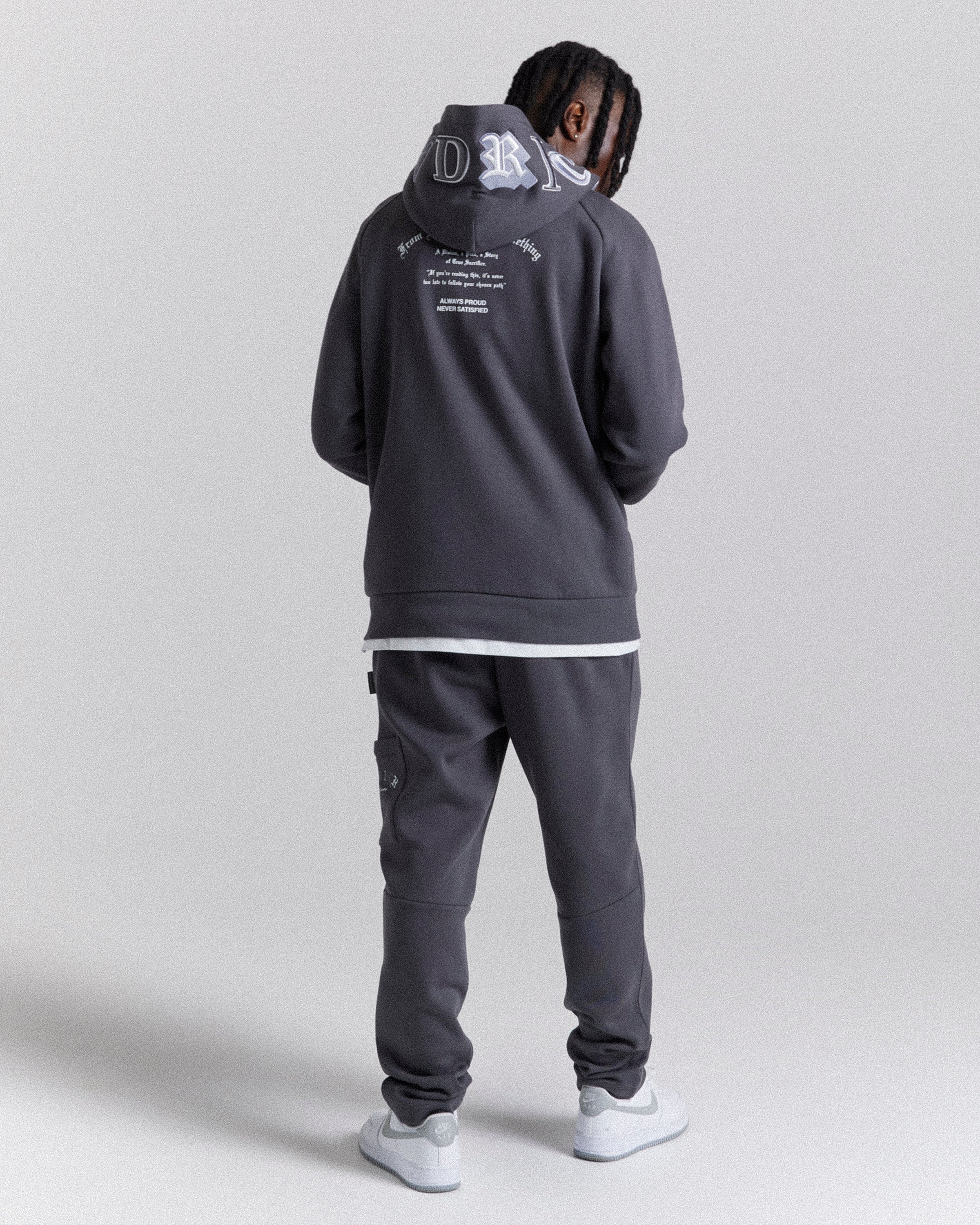 Heat Hoodie - Grey/White - Image 4
