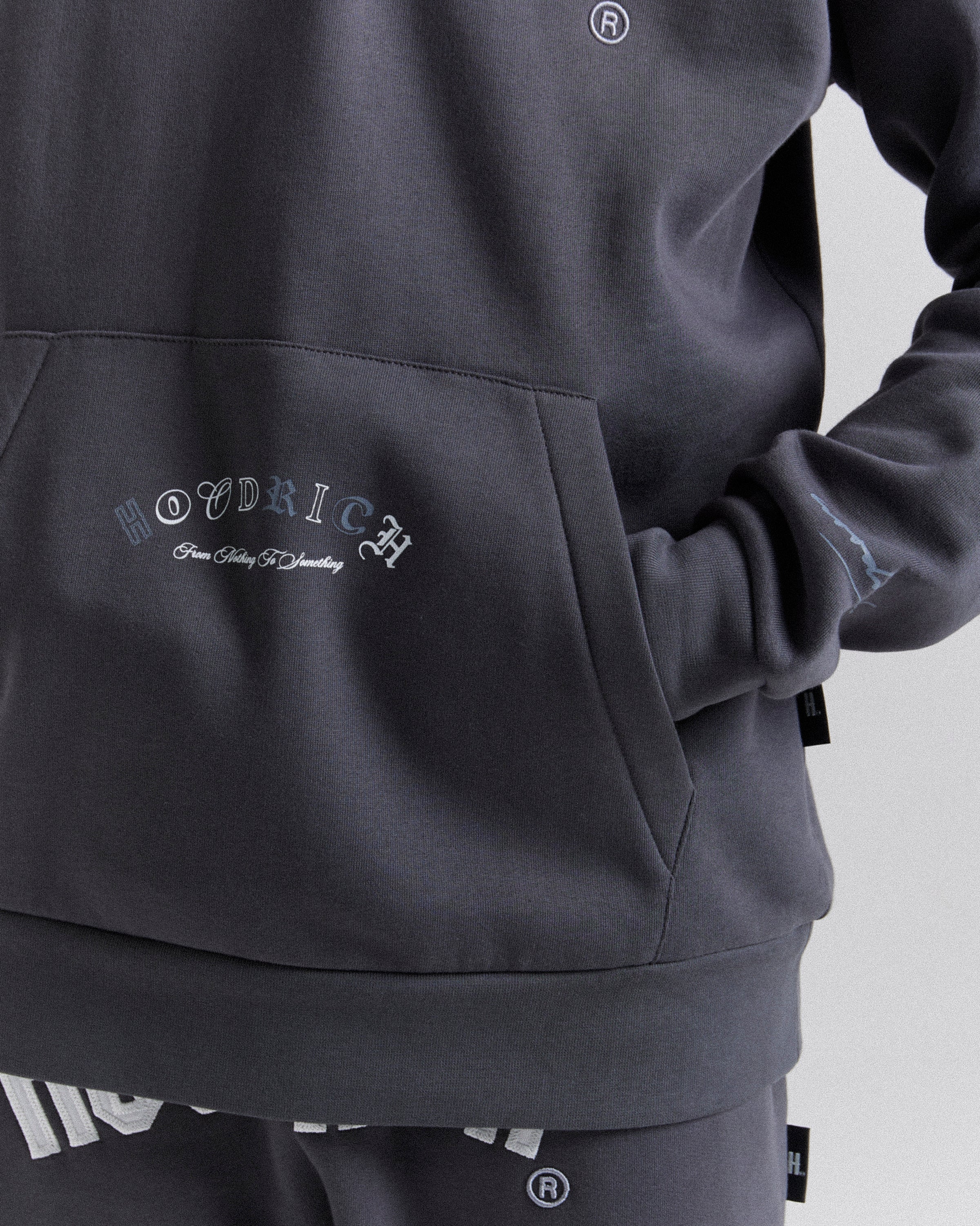 Heat Hoodie - Grey/White - Image 6