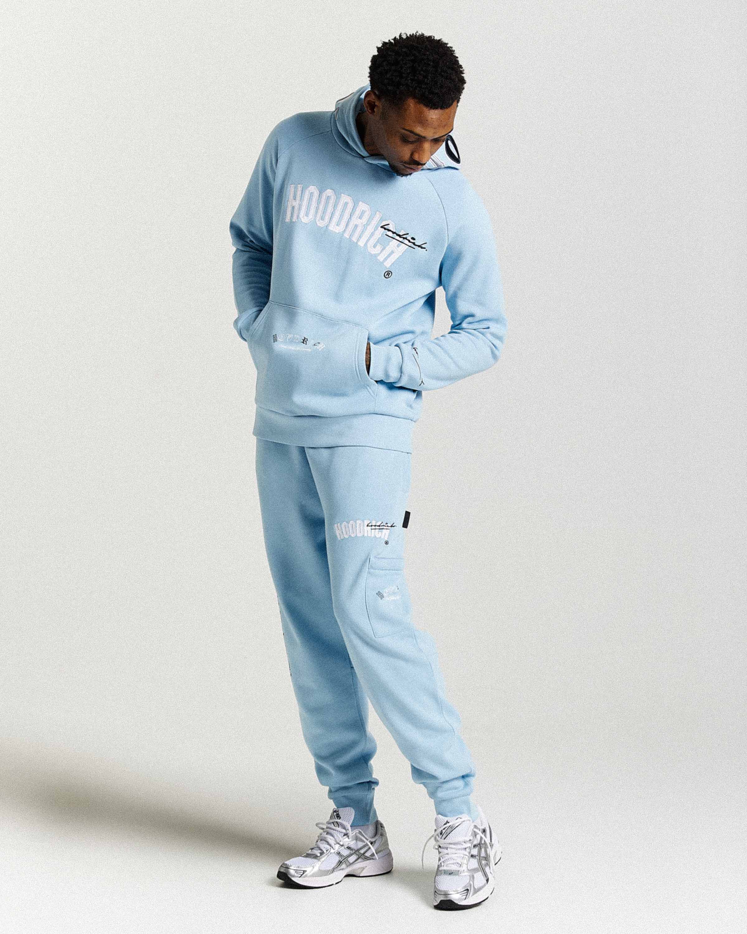 Heat Hoodie - Blue/White - Image 12
