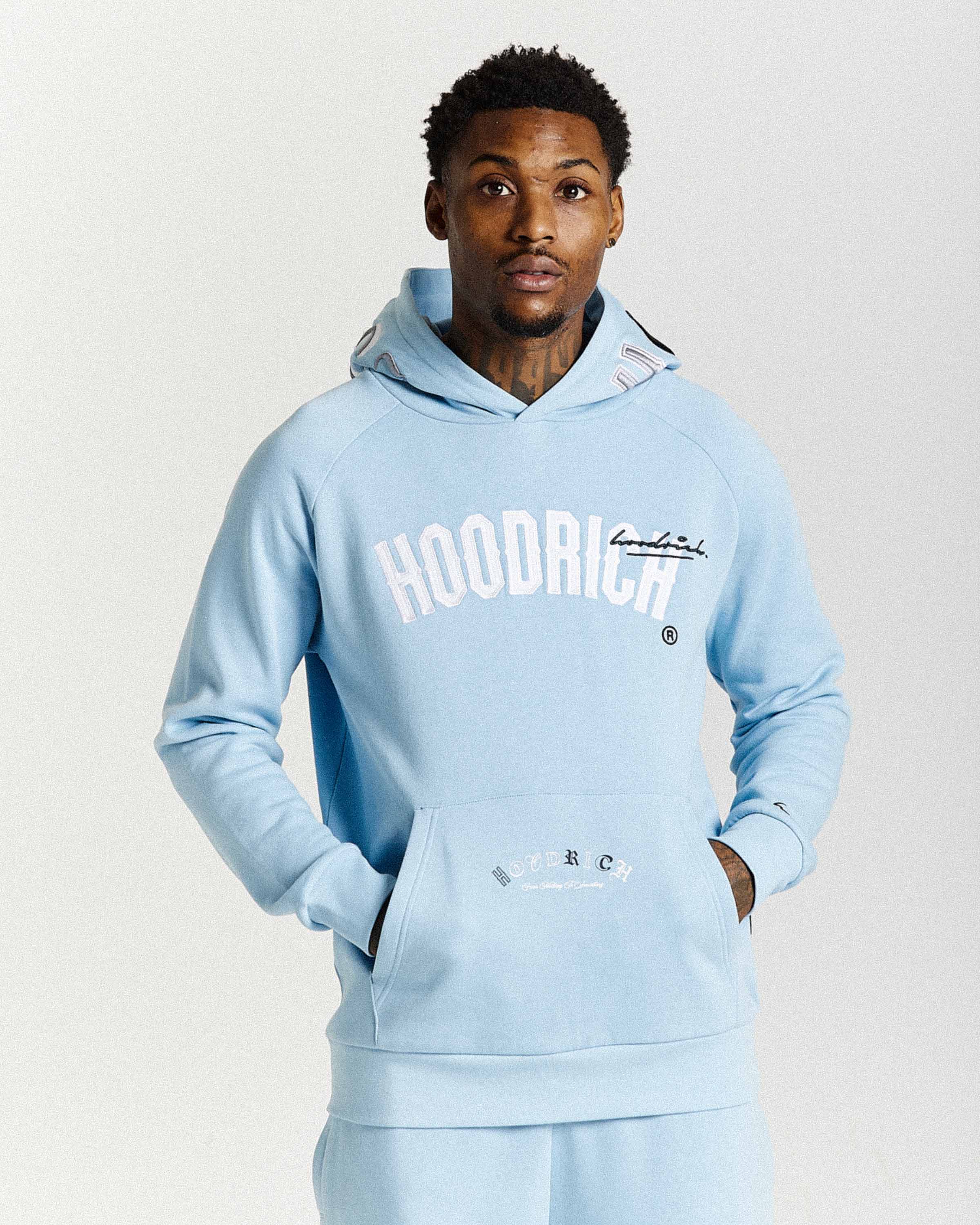 Heat Hoodie - Blue/White - Image 8