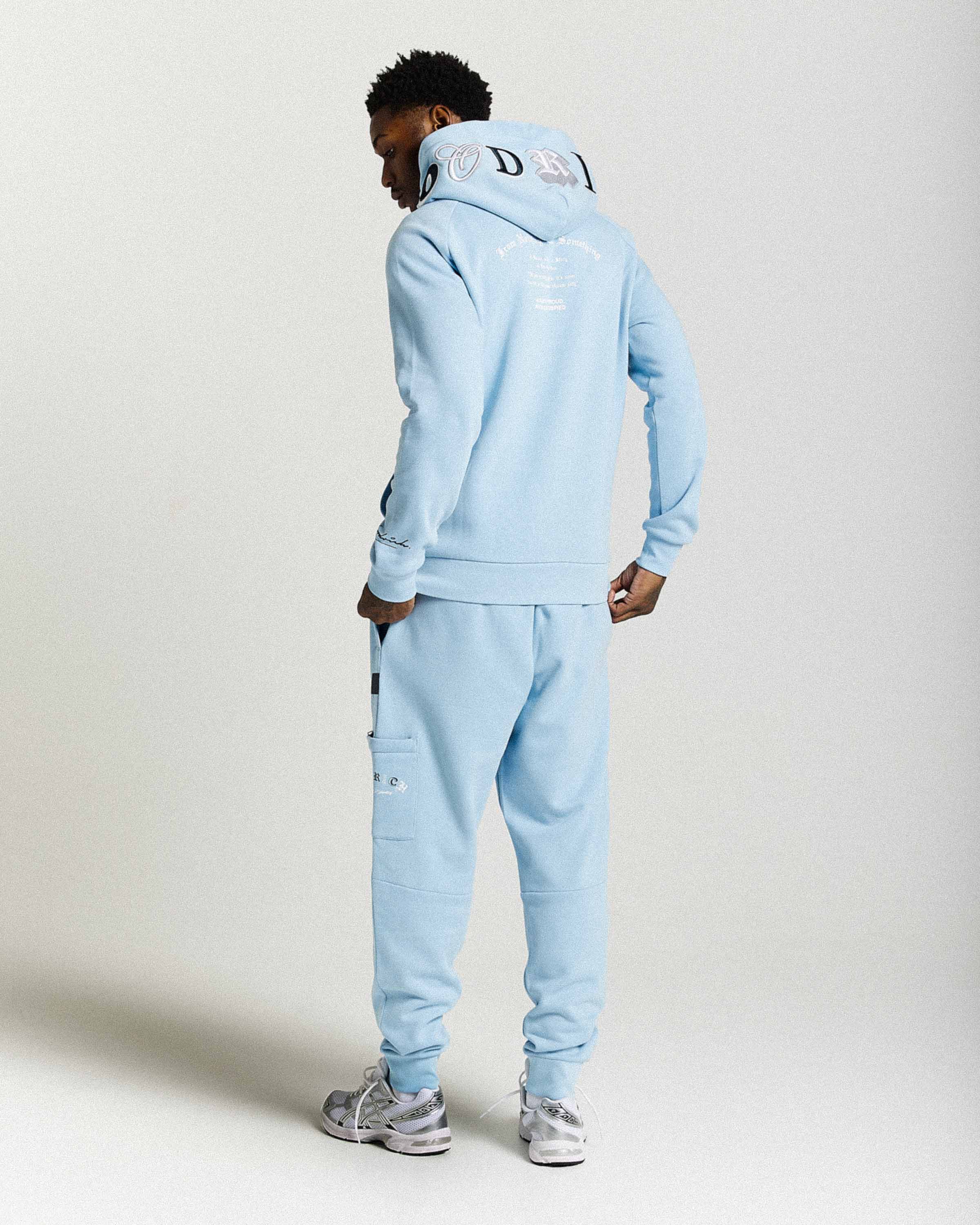 Heat Joggers - Blue/White - Image 5