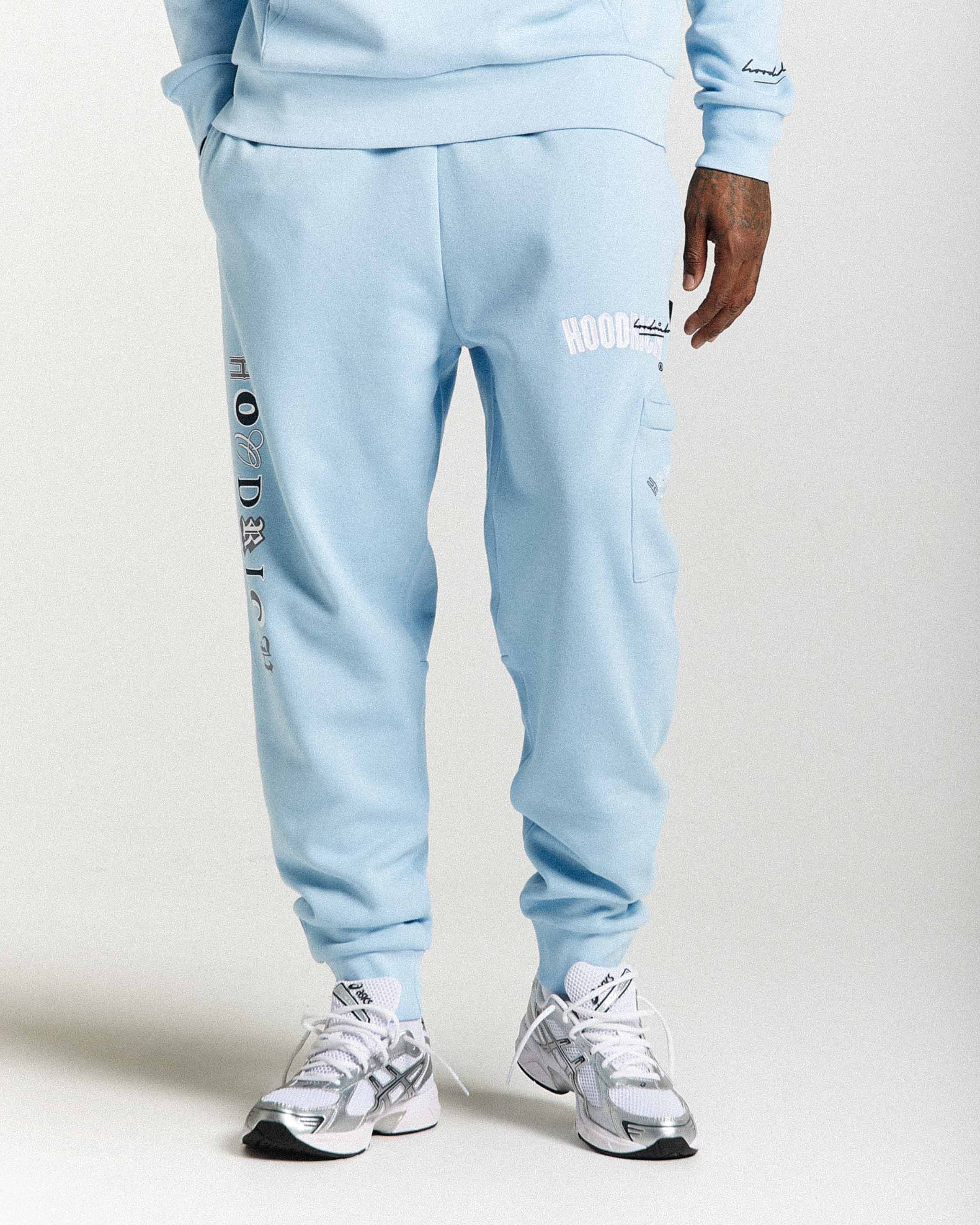 Heat Joggers - Blue/White - Image 8