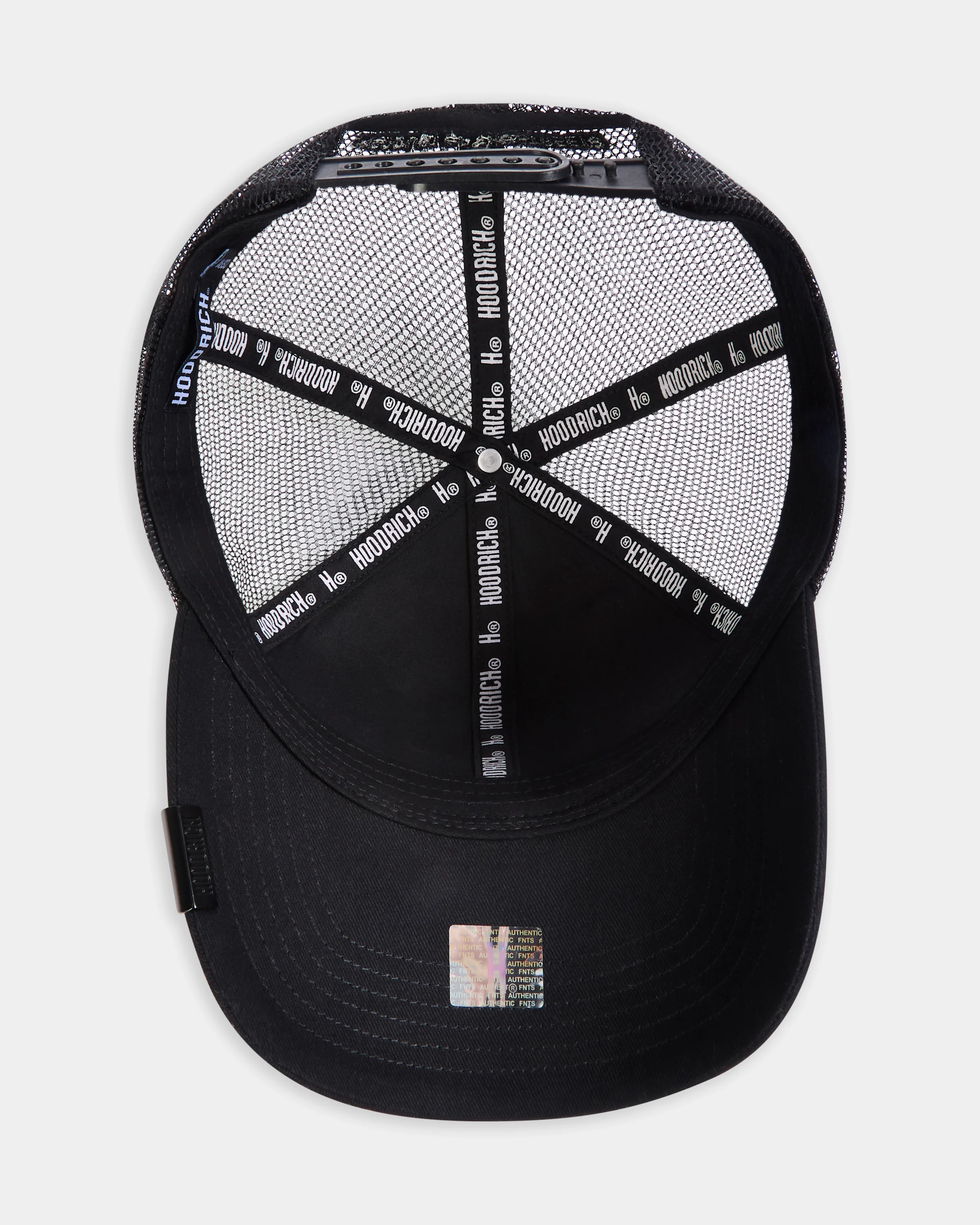 Helix 5 Panel Trucker Cap - Black/White - Image 5