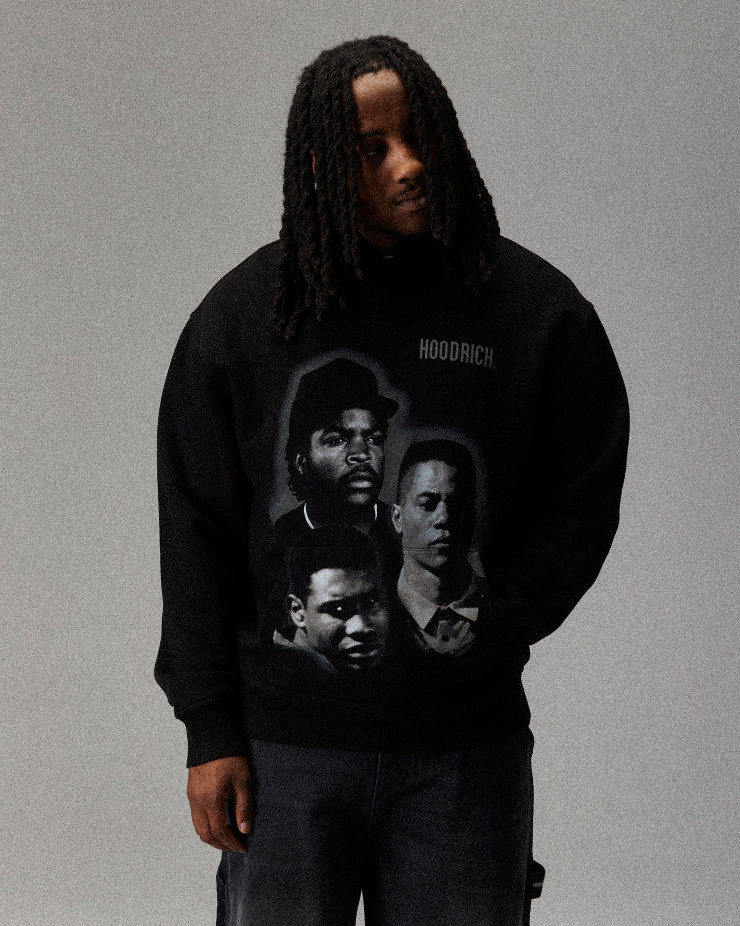 Heritage Boyz N The Hood Hoodie - Black/Grey - Image 6