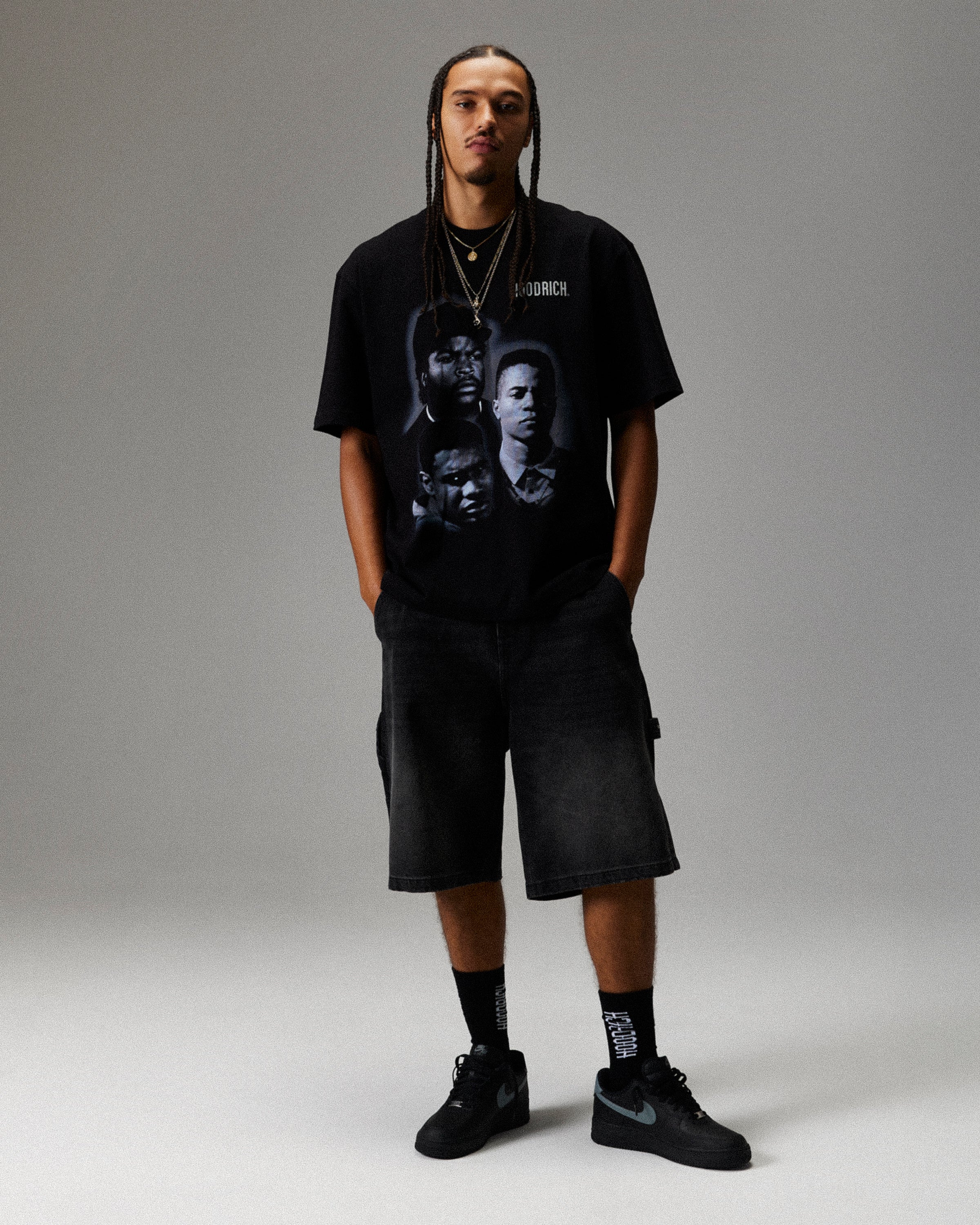 Heritage Boyz N The Hood T-Shirt - Black/Grey - Image 3