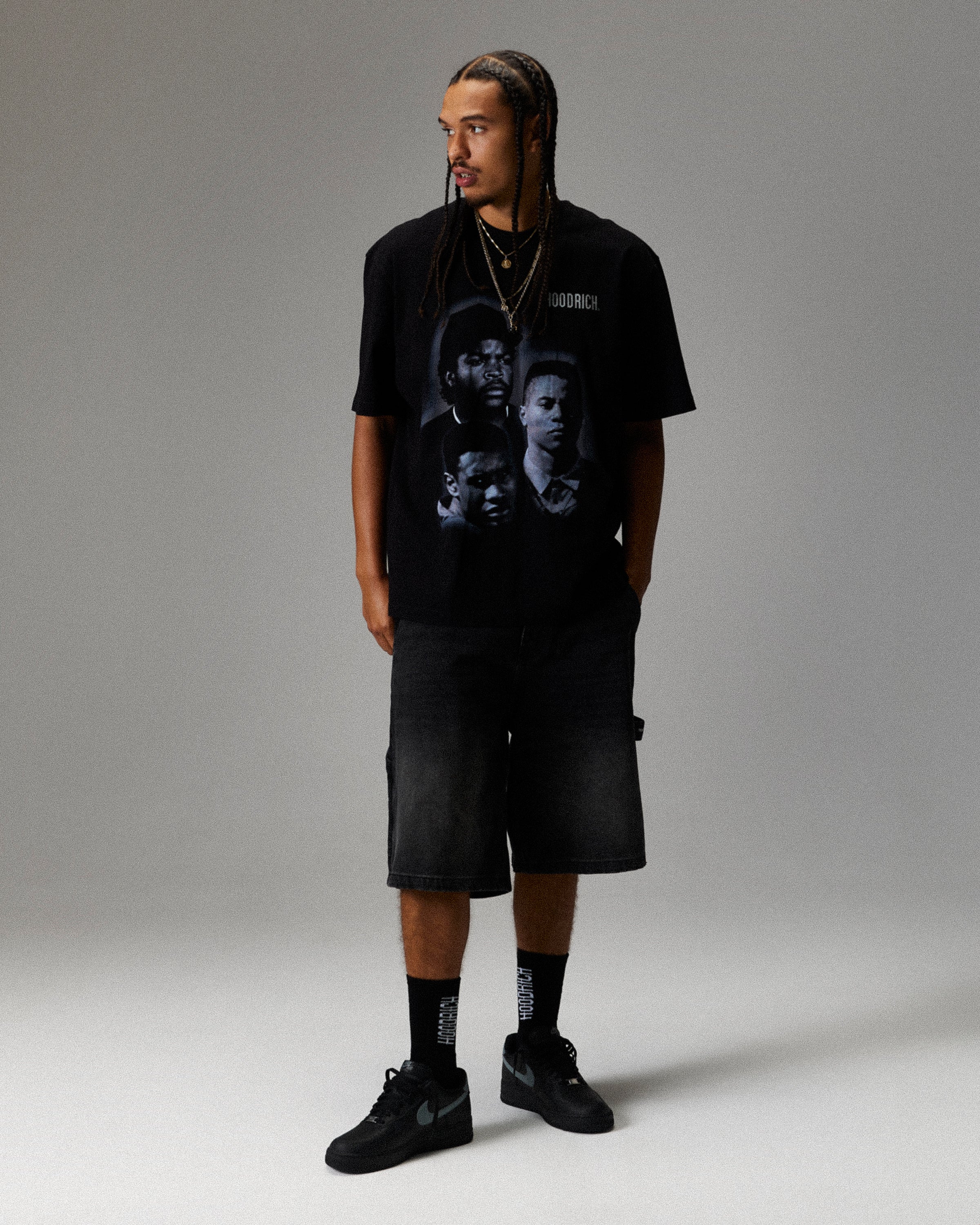 Heritage Boyz N The Hood T-Shirt - Black/Grey - Image 4