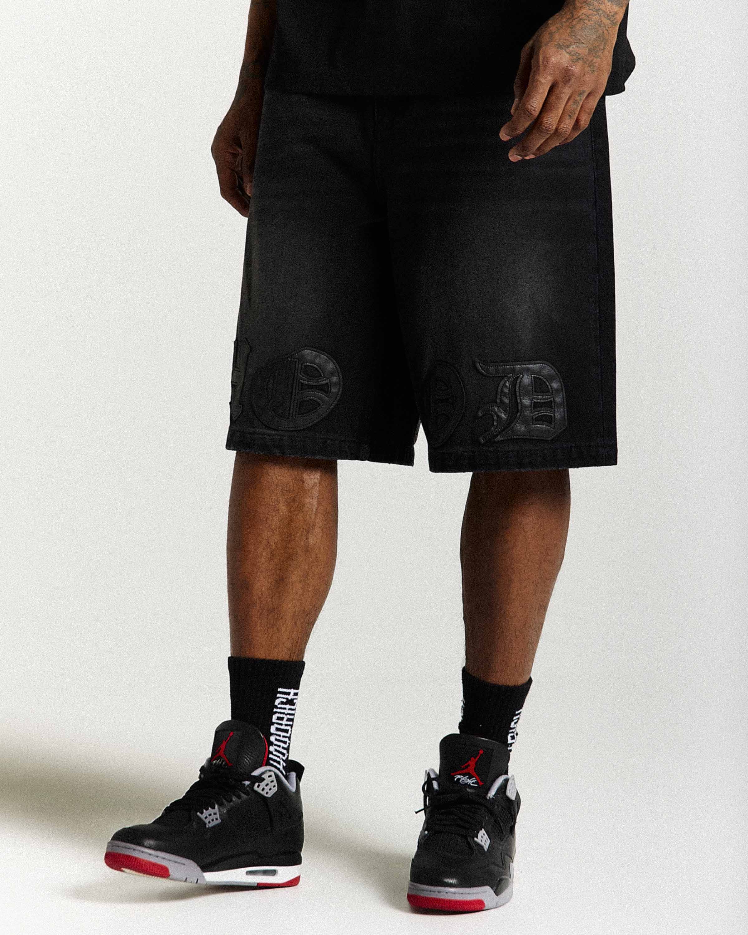 Inkline Denim Jort - Black Wash - Image 7